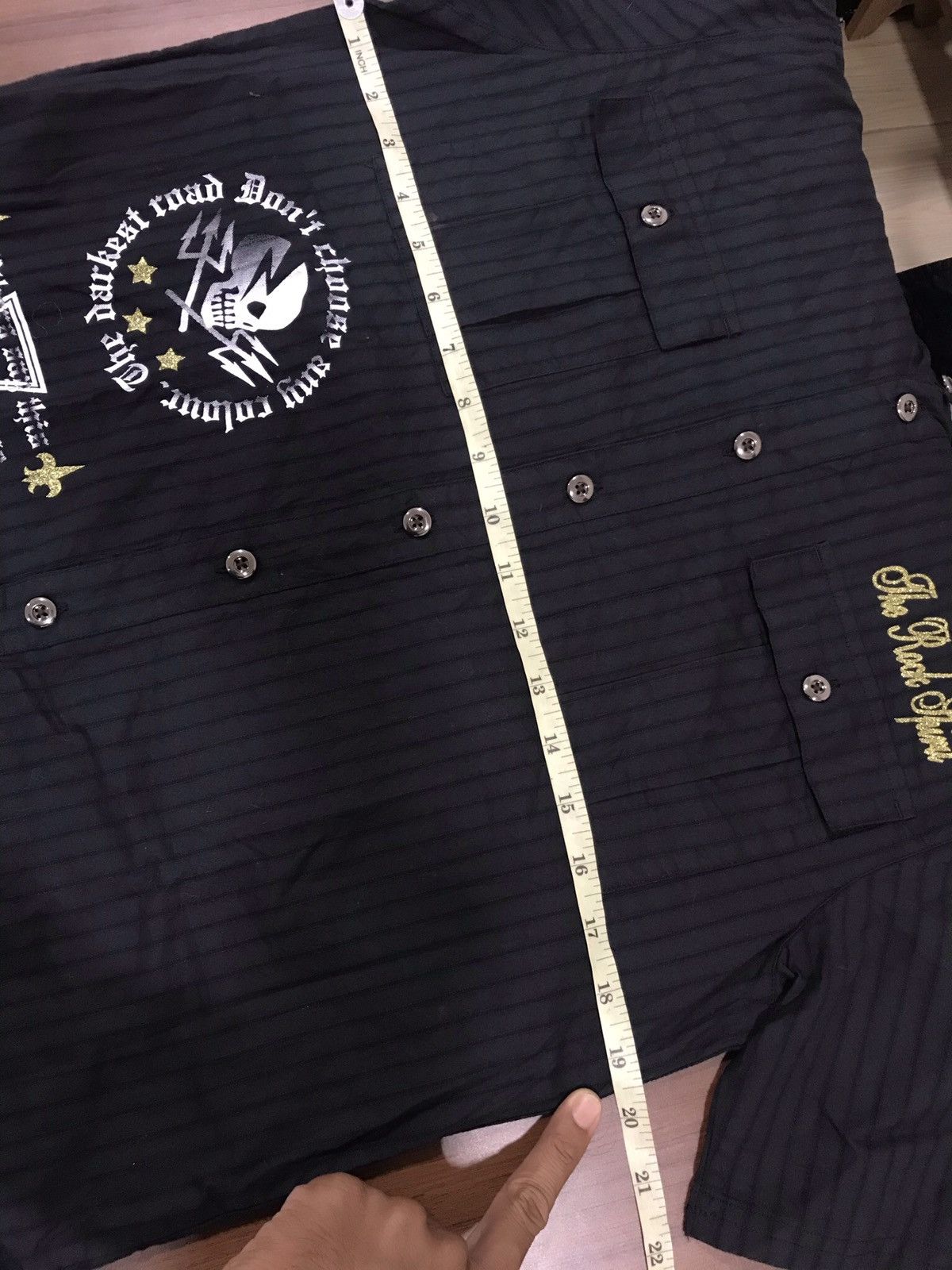Yasuyuki Ishii Vintage Peda & Mada Japanese Brand button ups punk shirts Size US L / EU 52-54 / 3 - 9 Thumbnail