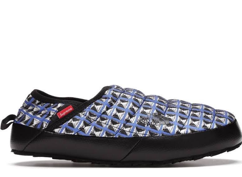Pre-owned Supreme X The North Face Supreme The North Face Thermoball Traction Mule Shoes Blue Size 11