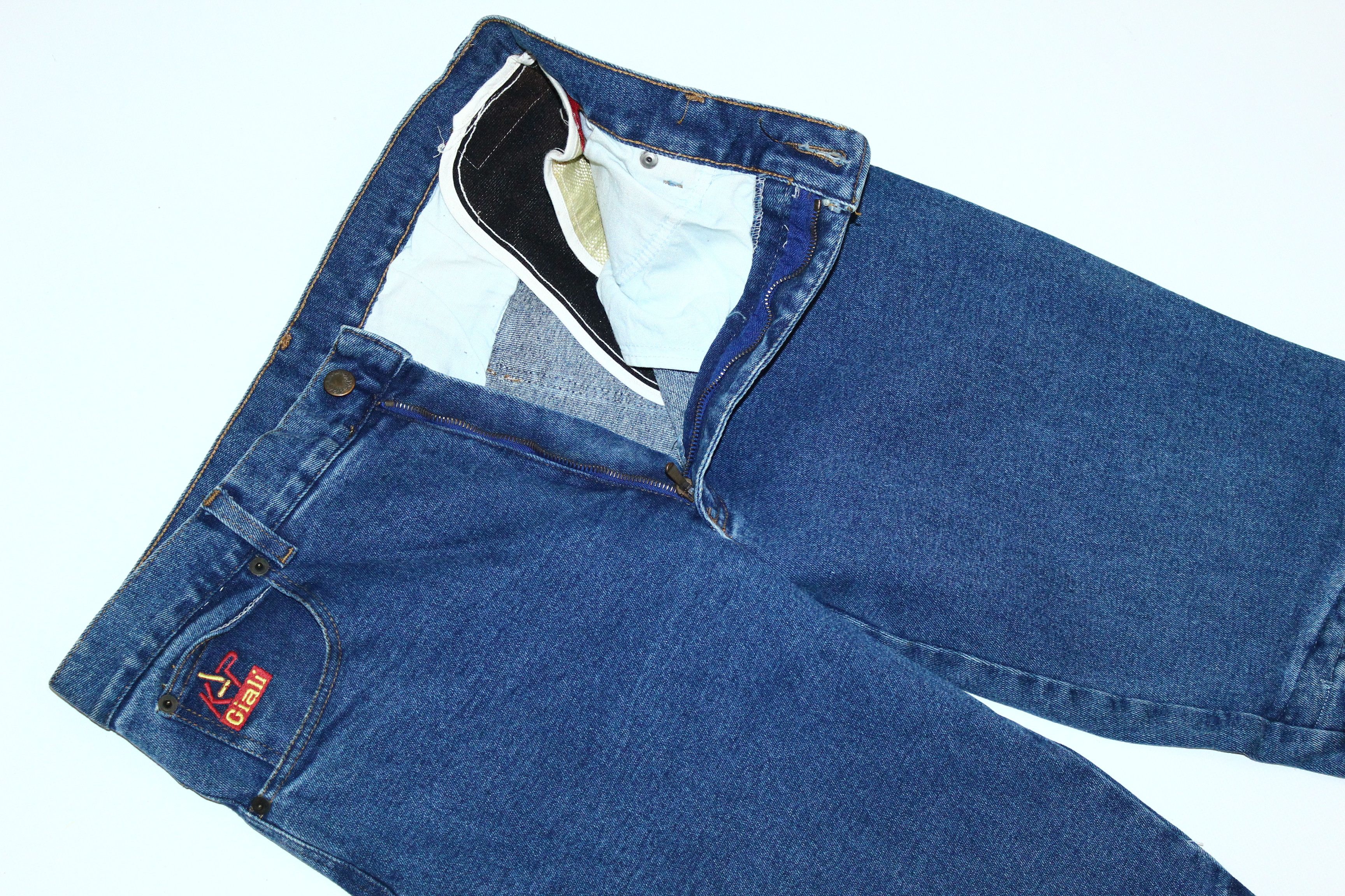 Japanese Brand Akira Giali Kevlar Padded MOTO Denim. Kanye West Style Size US 34 / EU 50 - 7 Thumbnail