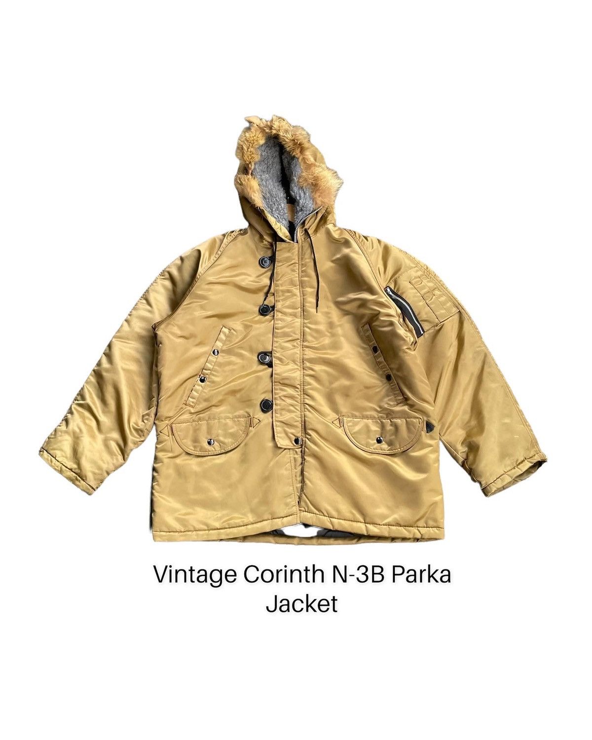Vintage 🔥STEALS🔥Vintage Corinth N-3B Parka Jacket Size US L / EU 52-54 / 3 - 1 Thumbnail