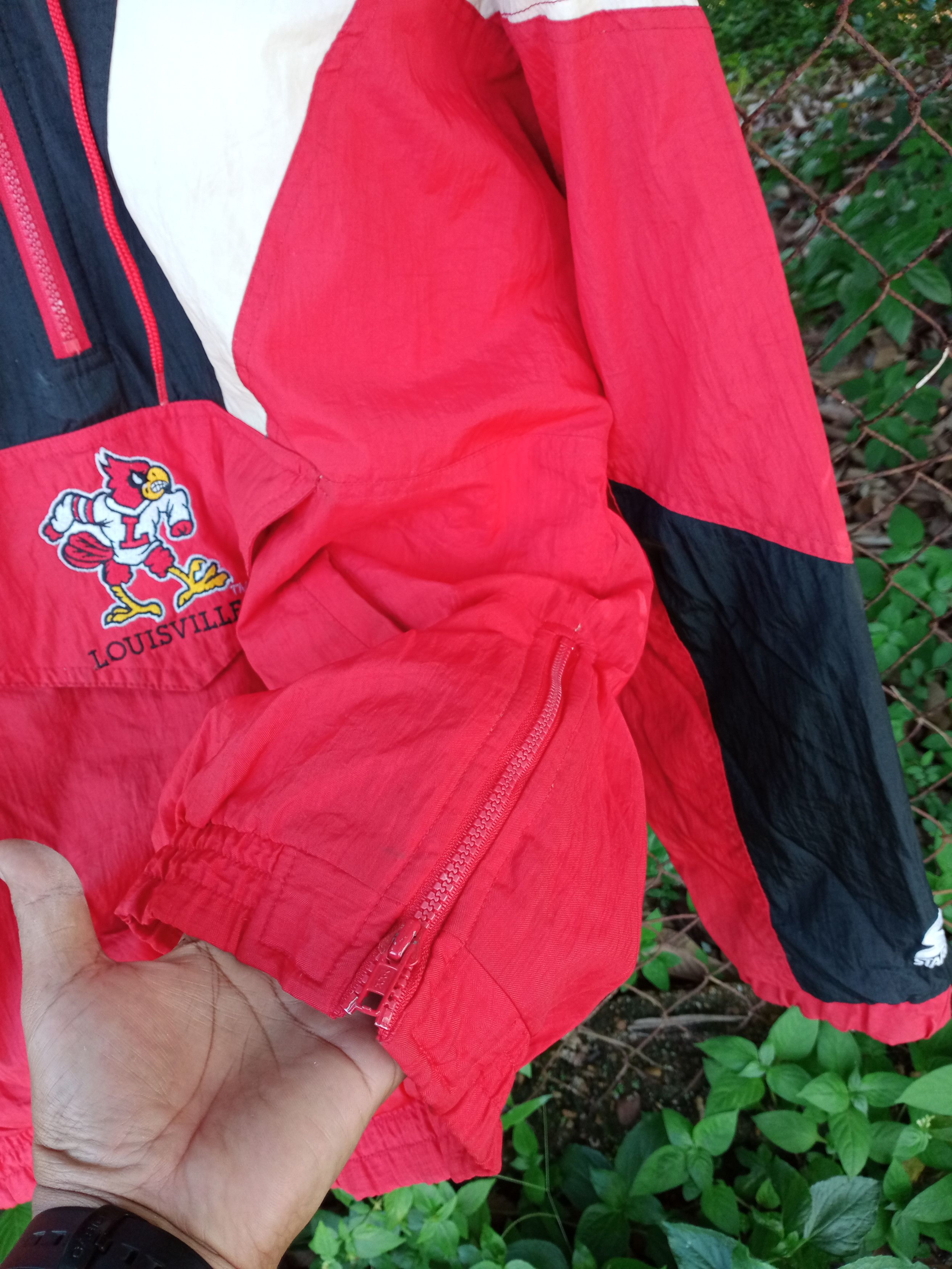 Louisville Slugger 90s Starter Louis Ville Cardinals Hoodie Half zipper Jacket Size US L / EU 52-54 / 3 - 8 Thumbnail