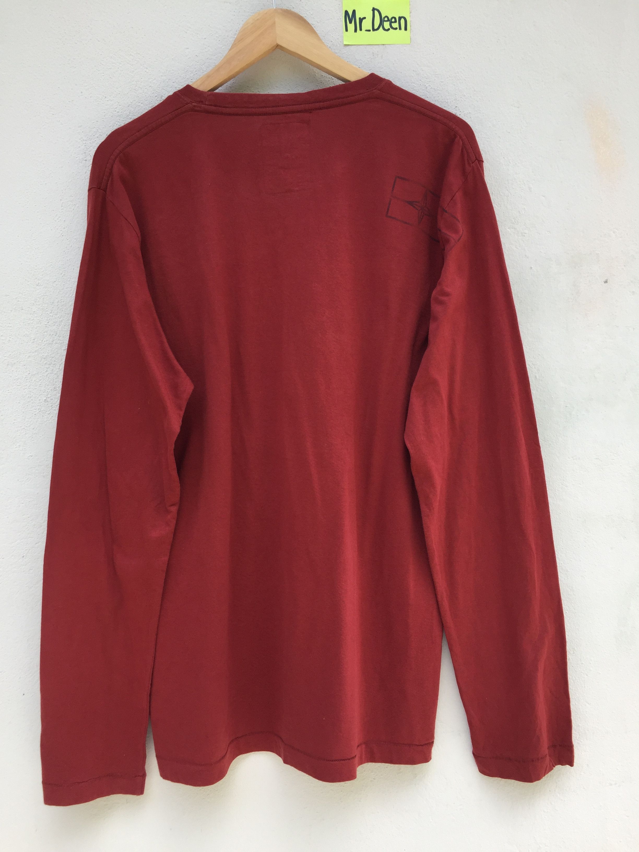 Stone Island Stone Island Denims Spellout Long Sleeve Size US XL / EU 56 / 4 - 12 Thumbnail