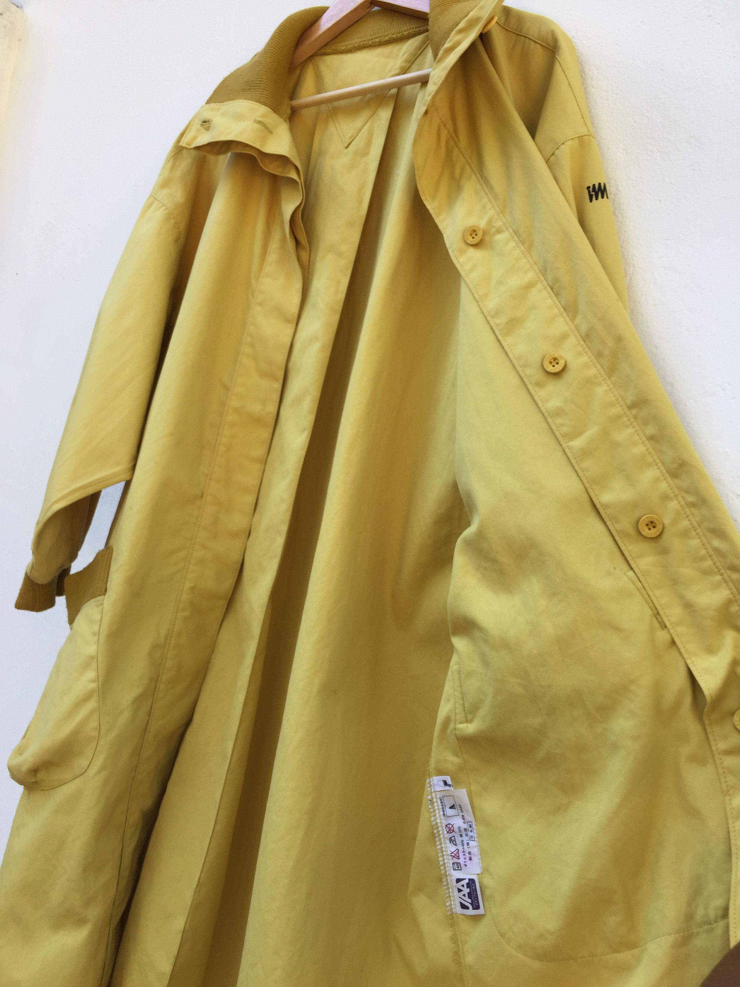 Issey Miyake Issey Miyake Design Studio Rare Long Coat Squirrel Yellow Size US L / EU 52-54 / 3 - 12 Thumbnail