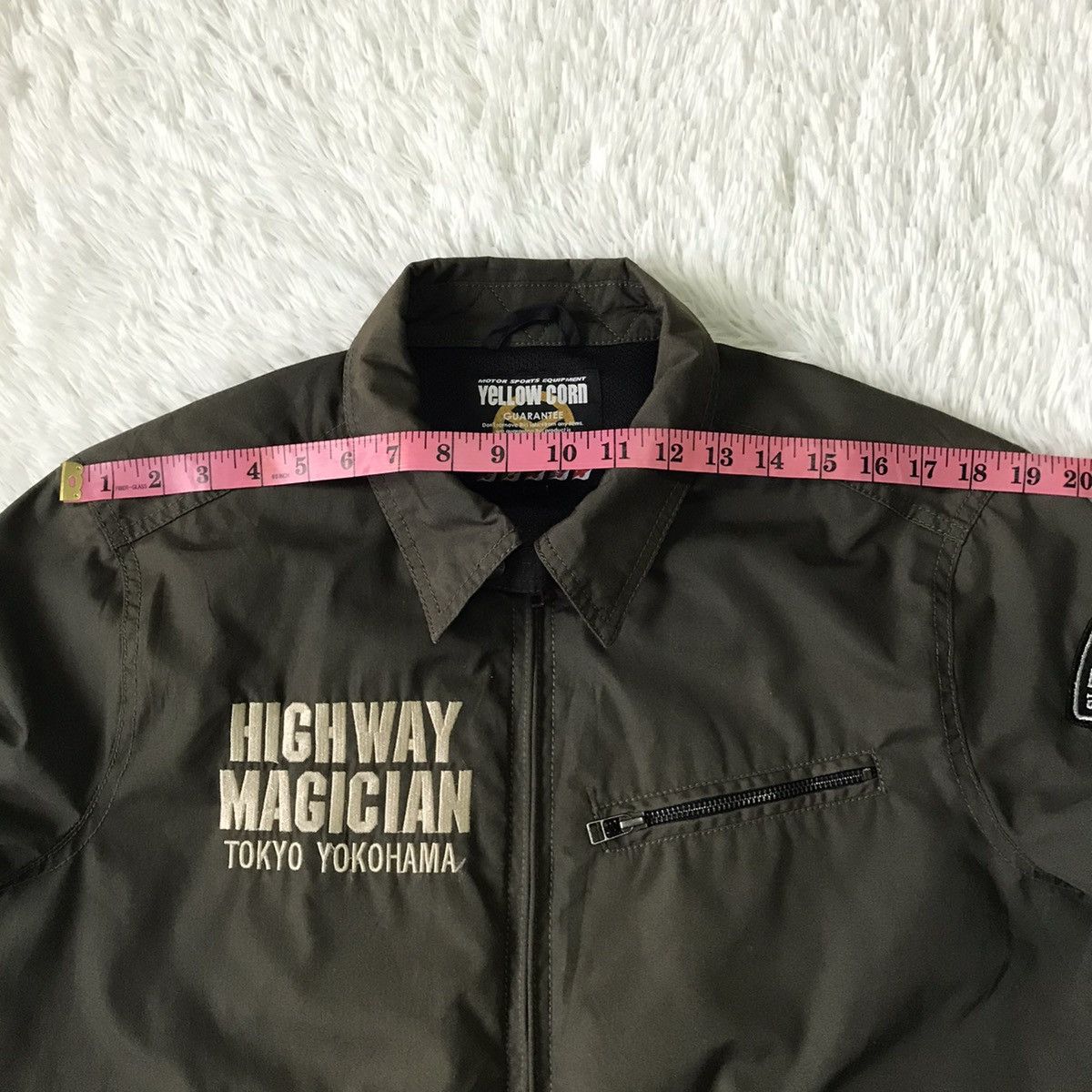 Japanese Brand Yellow Corn Sledge Hammer Motor Sports Jacket Size US L / EU 52-54 / 3 - 24 Thumbnail
