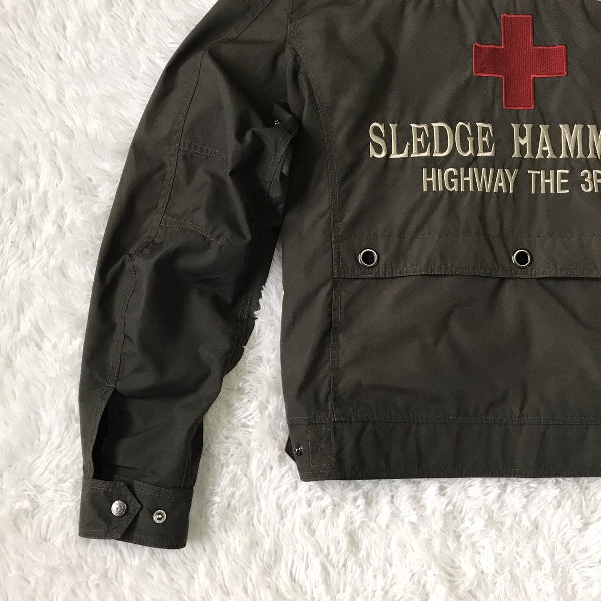 Japanese Brand Yellow Corn Sledge Hammer Motor Sports Jacket Size US L / EU 52-54 / 3 - 8 Thumbnail