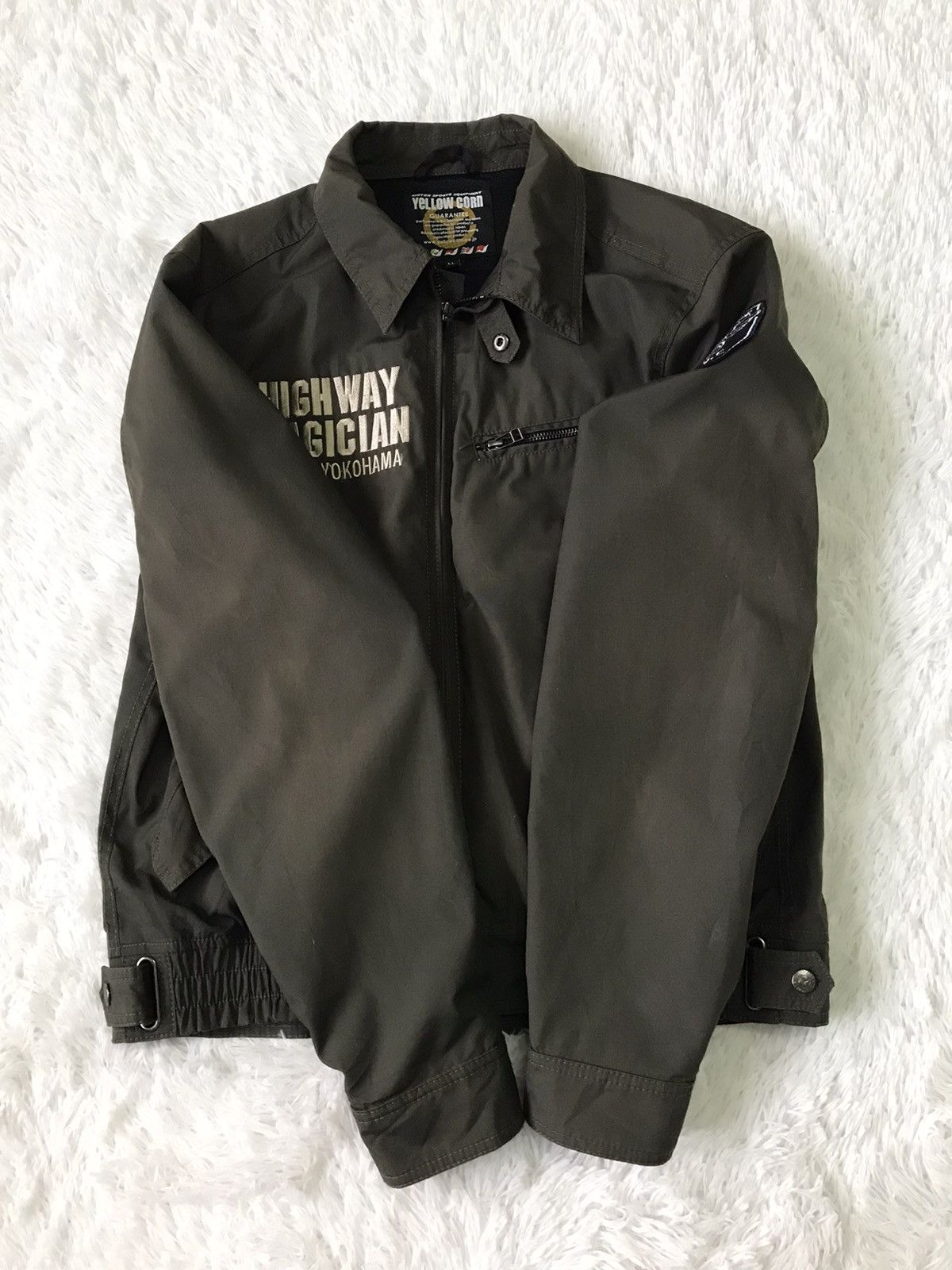 Japanese Brand Yellow Corn Sledge Hammer Motor Sports Jacket Size US L / EU 52-54 / 3 - 17 Thumbnail