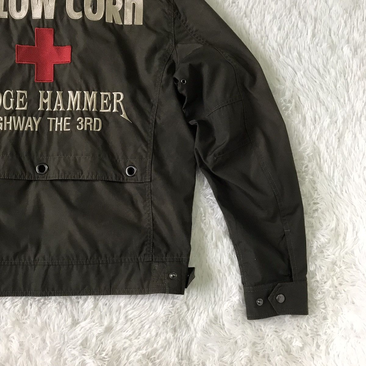 Japanese Brand Yellow Corn Sledge Hammer Motor Sports Jacket Size US L / EU 52-54 / 3 - 9 Thumbnail