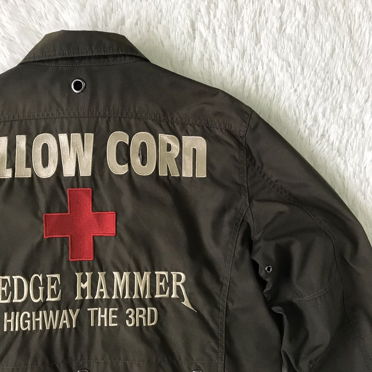 Japanese Brand Yellow Corn Sledge Hammer Motor Sports Jacket Size US L / EU 52-54 / 3 - 10 Thumbnail