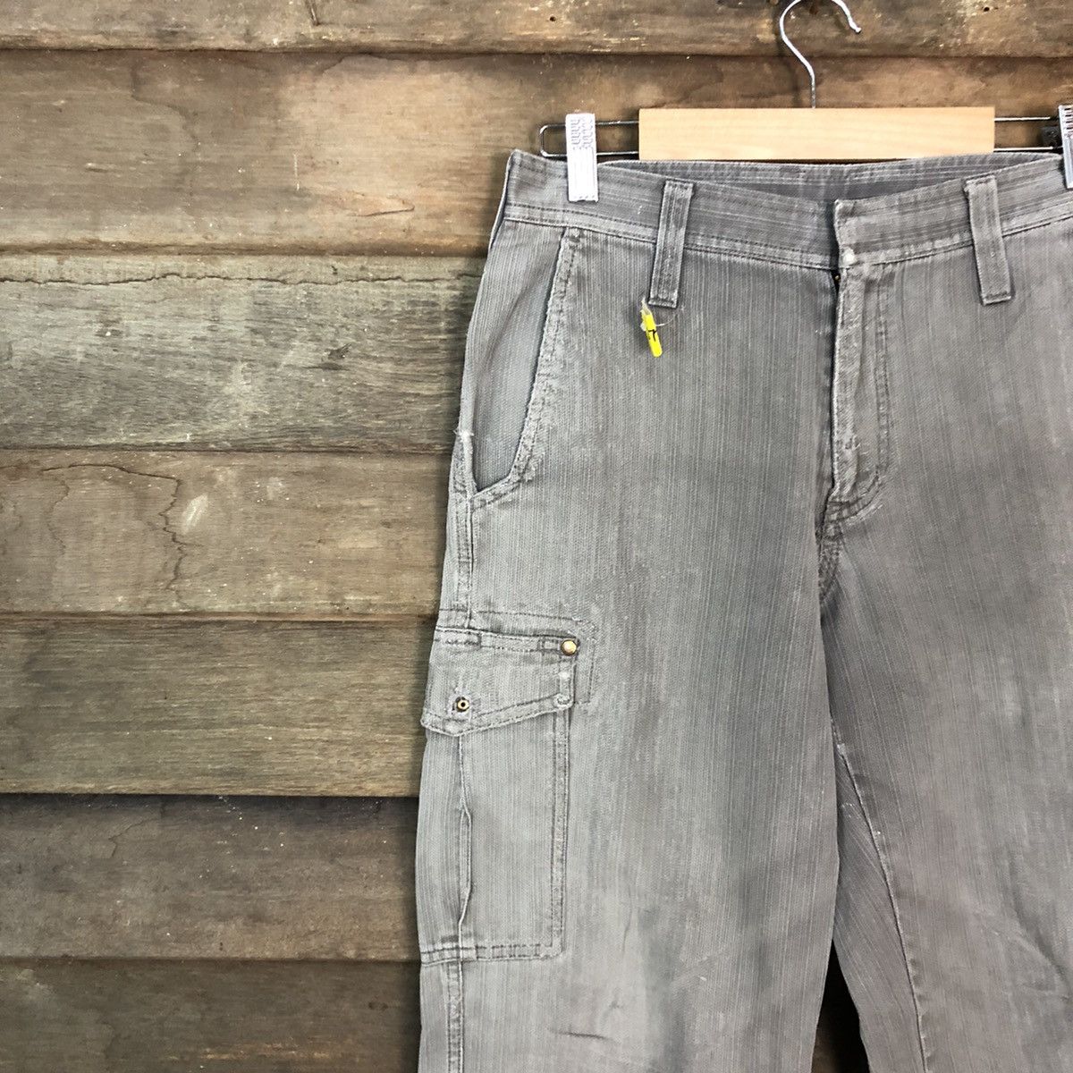 Japanese Brand Hop-Scot faded Grey Multipocket Tactical Cargo Pants #3774 Size US 29 - 6 Thumbnail
