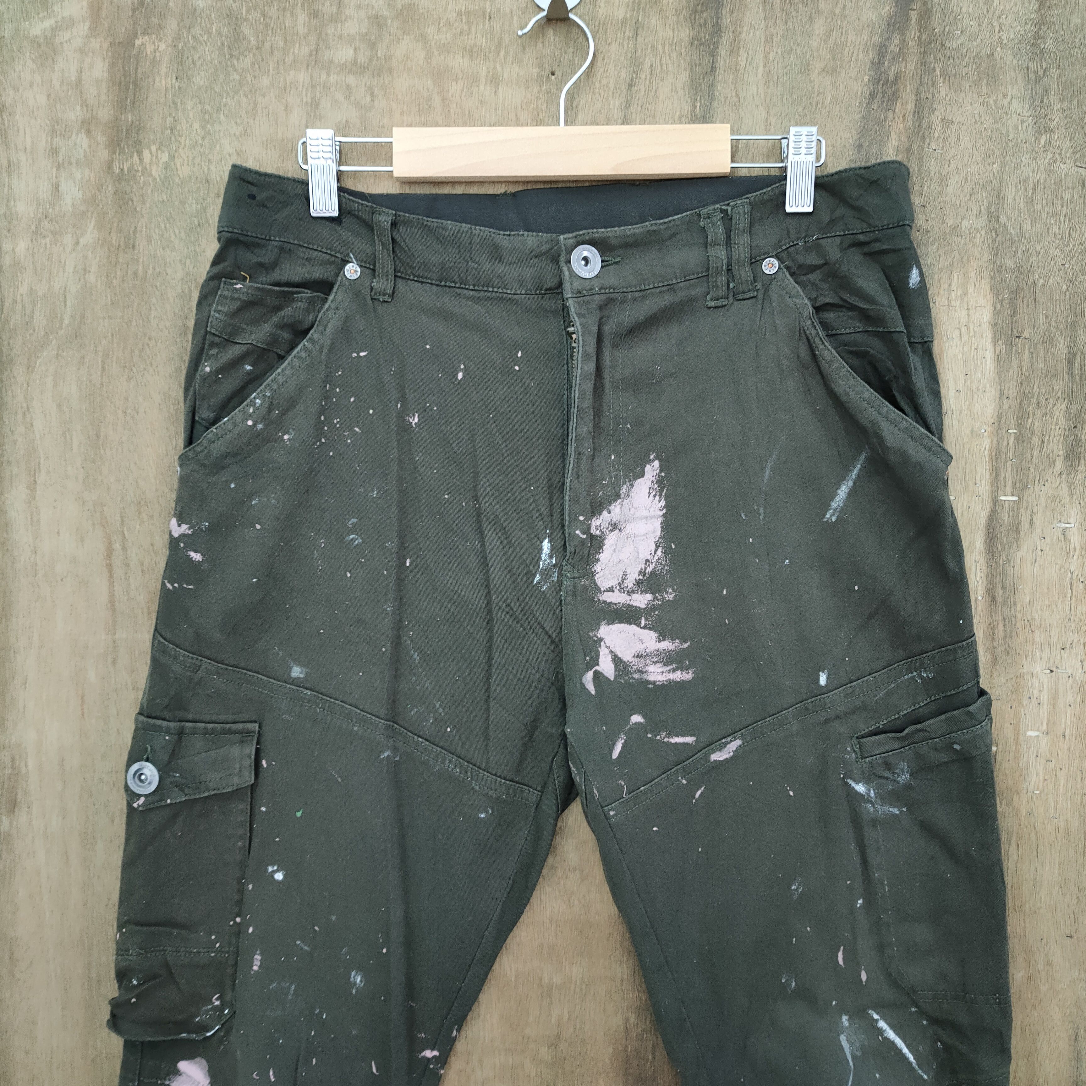 Japanese Brand JAPANESE BRAND PAINT WORK WEAR CARGO PANTS Size US 34 / EU 50 - 2 Thumbnail