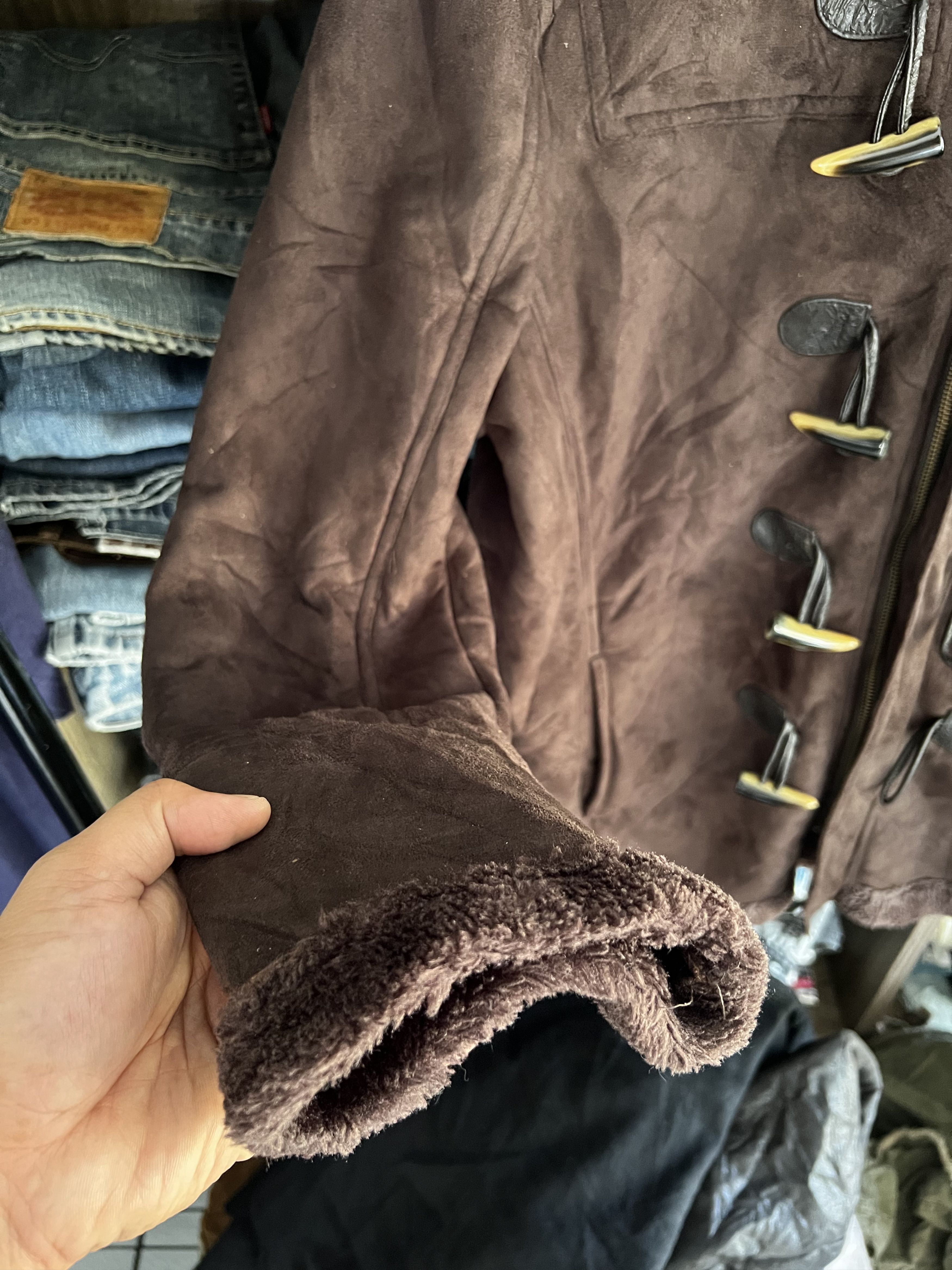Other 🔥Louis Chavlon Shearling Leather Suede Duffle Jackets Size US S / EU 44-46 / 1 - 7 Thumbnail
