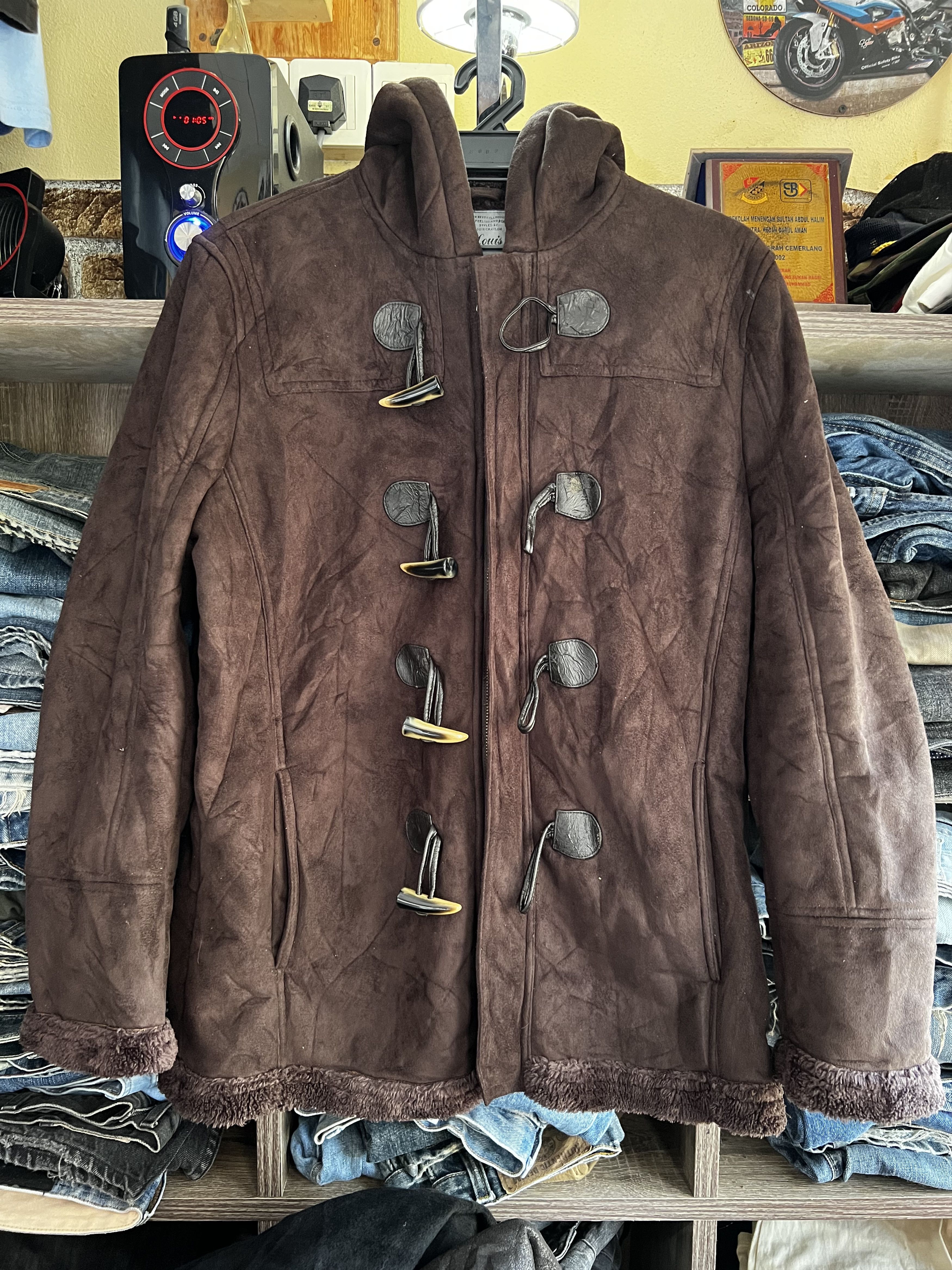 Other 🔥Louis Chavlon Shearling Leather Suede Duffle Jackets Size US S / EU 44-46 / 1 - 1 Thumbnail