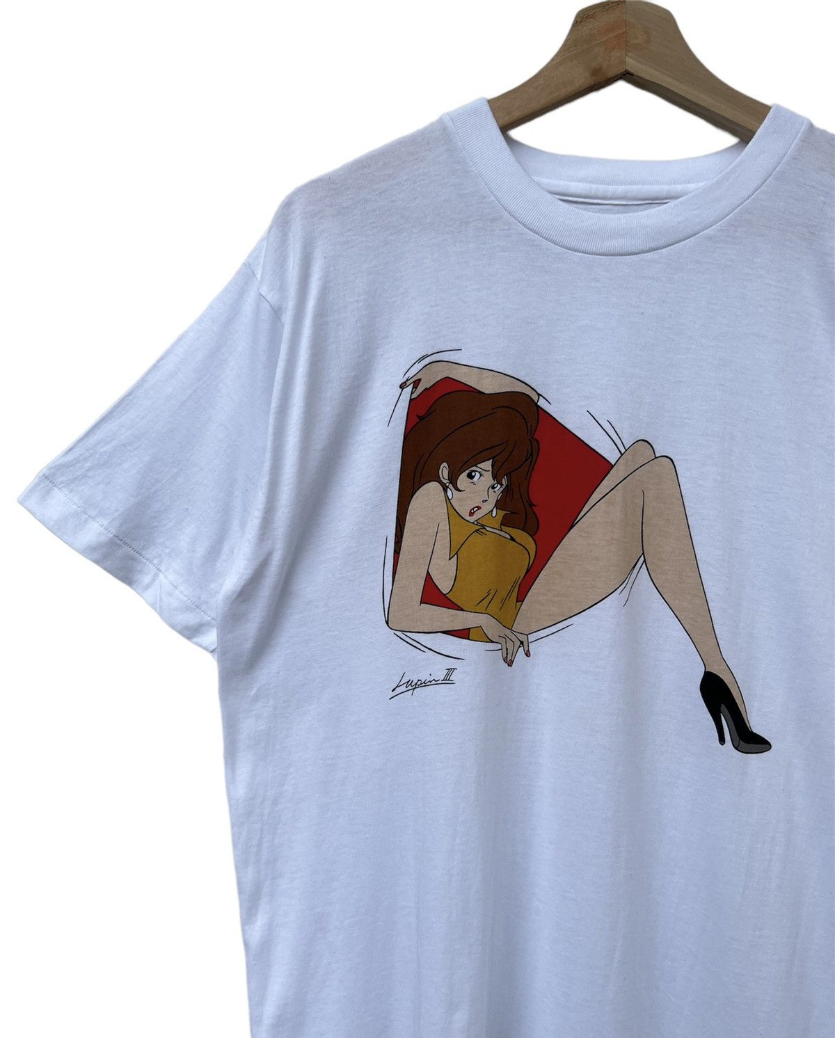 Anime × Vintage Lupin iii T-Shirt Anima Japan Size US M / EU 48-50 / 2 - 2 Thumbnail