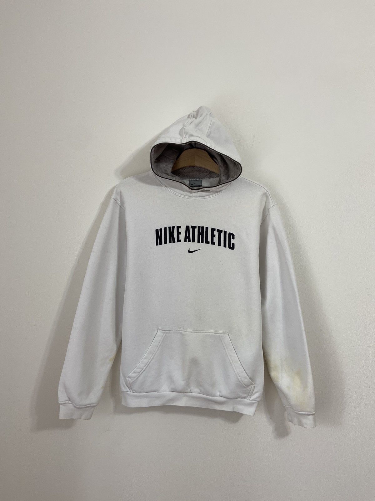 Vintage Nike Athletic vintage hoodie 90’s logo Size US S / EU 44-46 / 1 - 1 Thumbnail