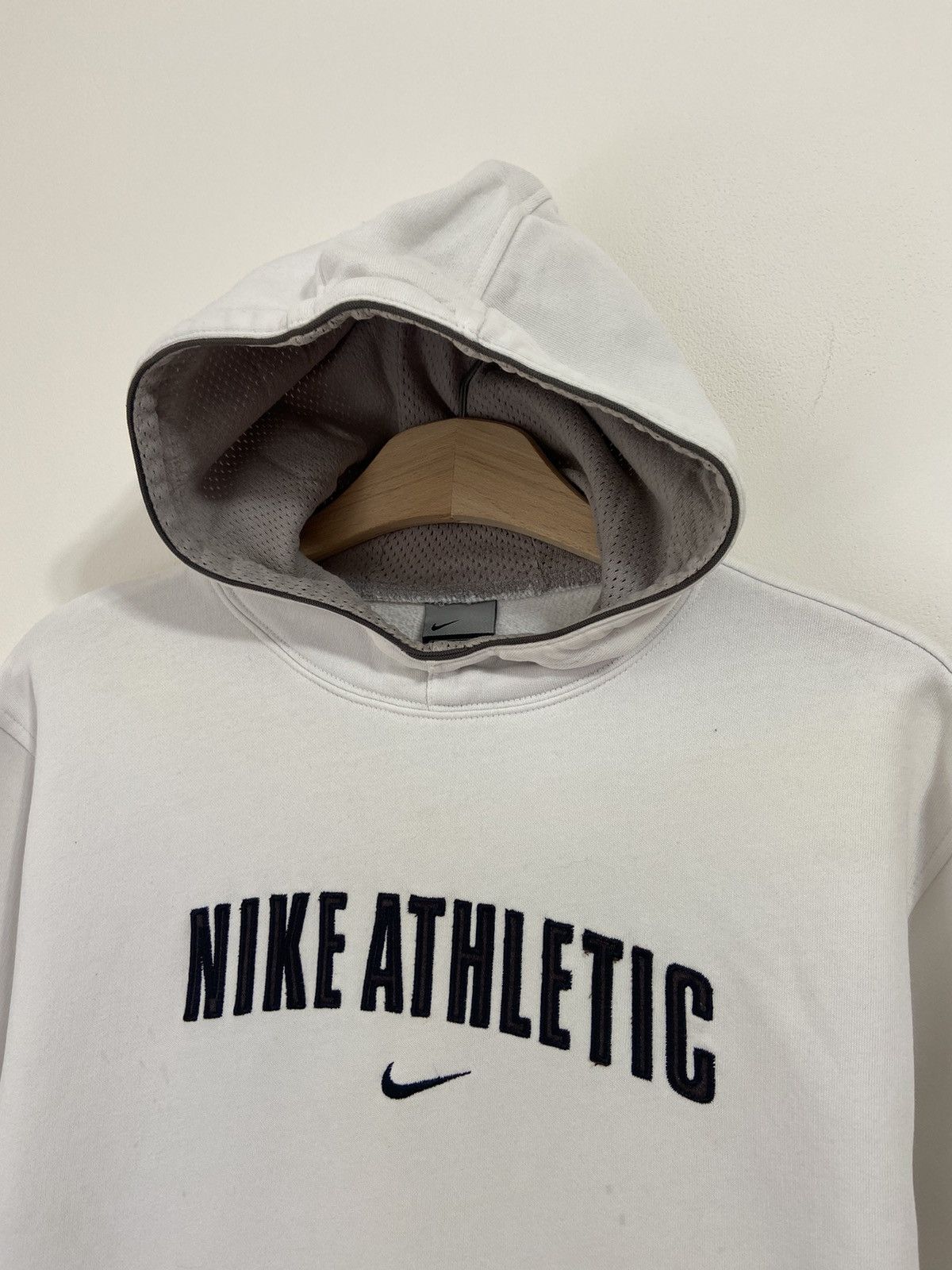 Vintage Nike Athletic vintage hoodie 90’s logo Size US S / EU 44-46 / 1 - 5 Thumbnail