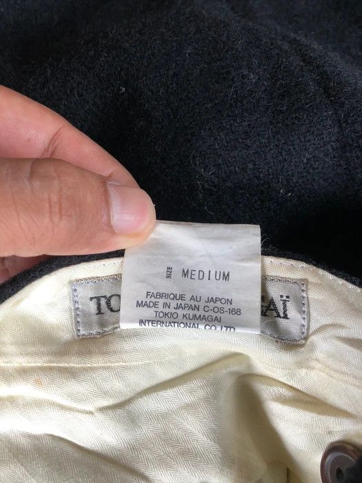 Tokio Kumagai Japanese Brand Tokio Kumagai Gabardine Baggy Wool Pant Size US 29 - 9 Thumbnail