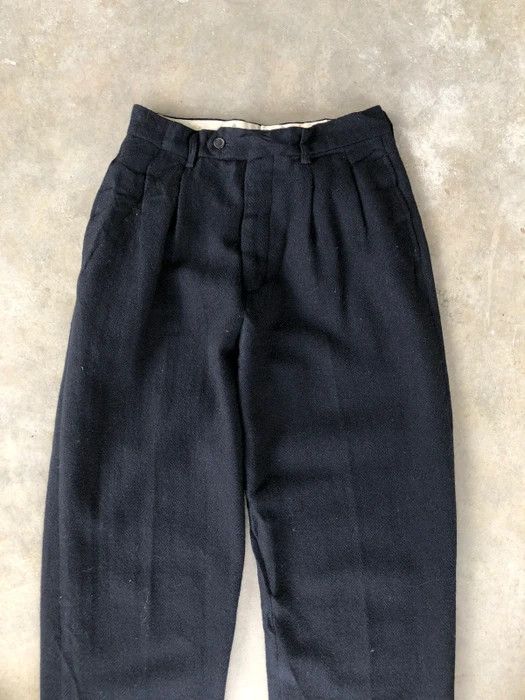 Tokio Kumagai Japanese Brand Tokio Kumagai Gabardine Baggy Wool Pant Size US 29 - 3 Thumbnail