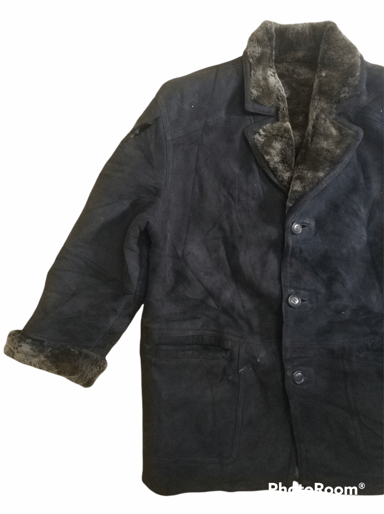 Other 🔥Black Cambridge Green Faux Fur Jacket Size US M / EU 48-50 / 2 - 4 Thumbnail