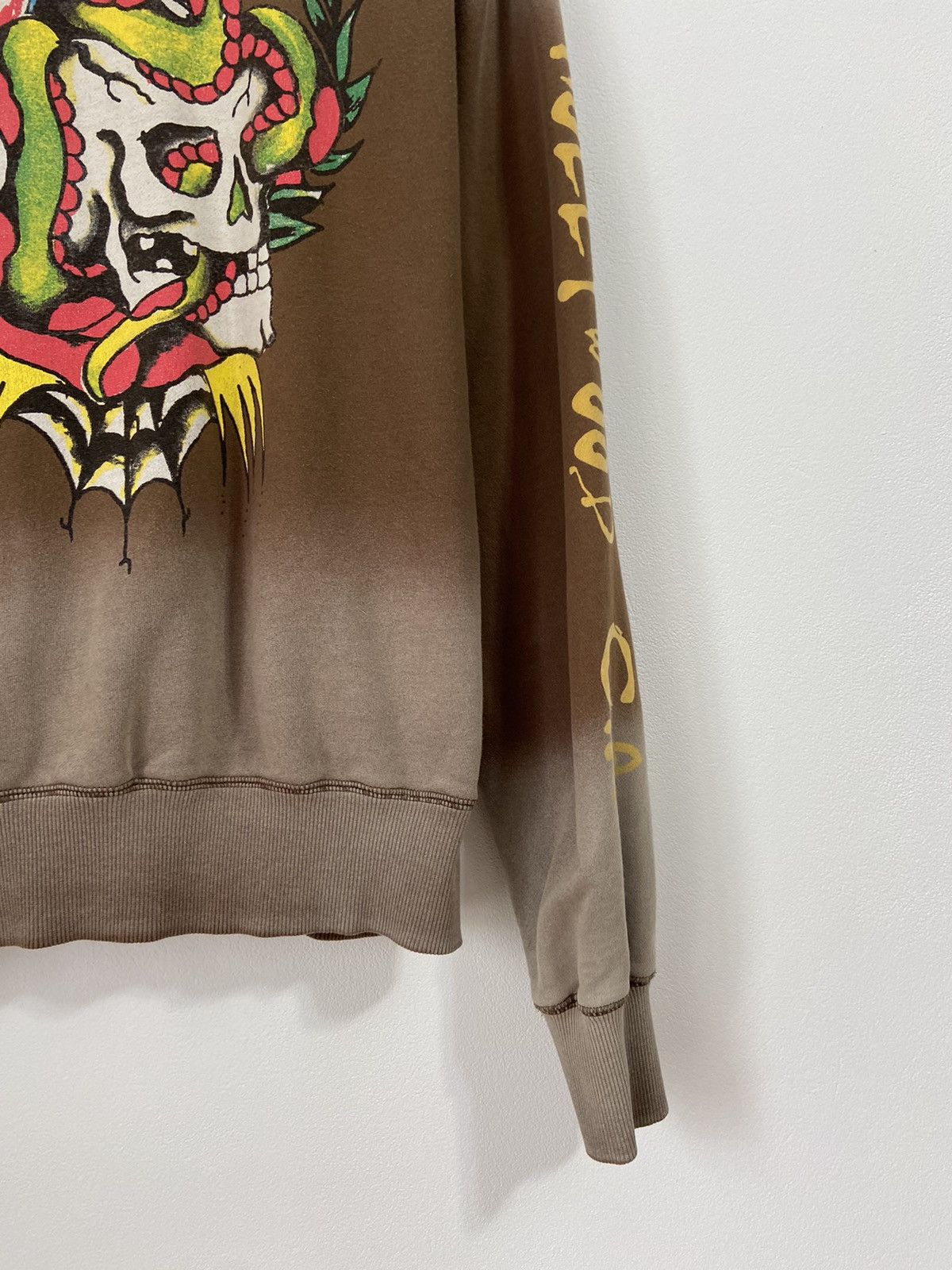 Ed Hardy Ed Hardy by Christian Audigier all overprint mens zip hoodie Size US L / EU 52-54 / 3 - 6 Thumbnail
