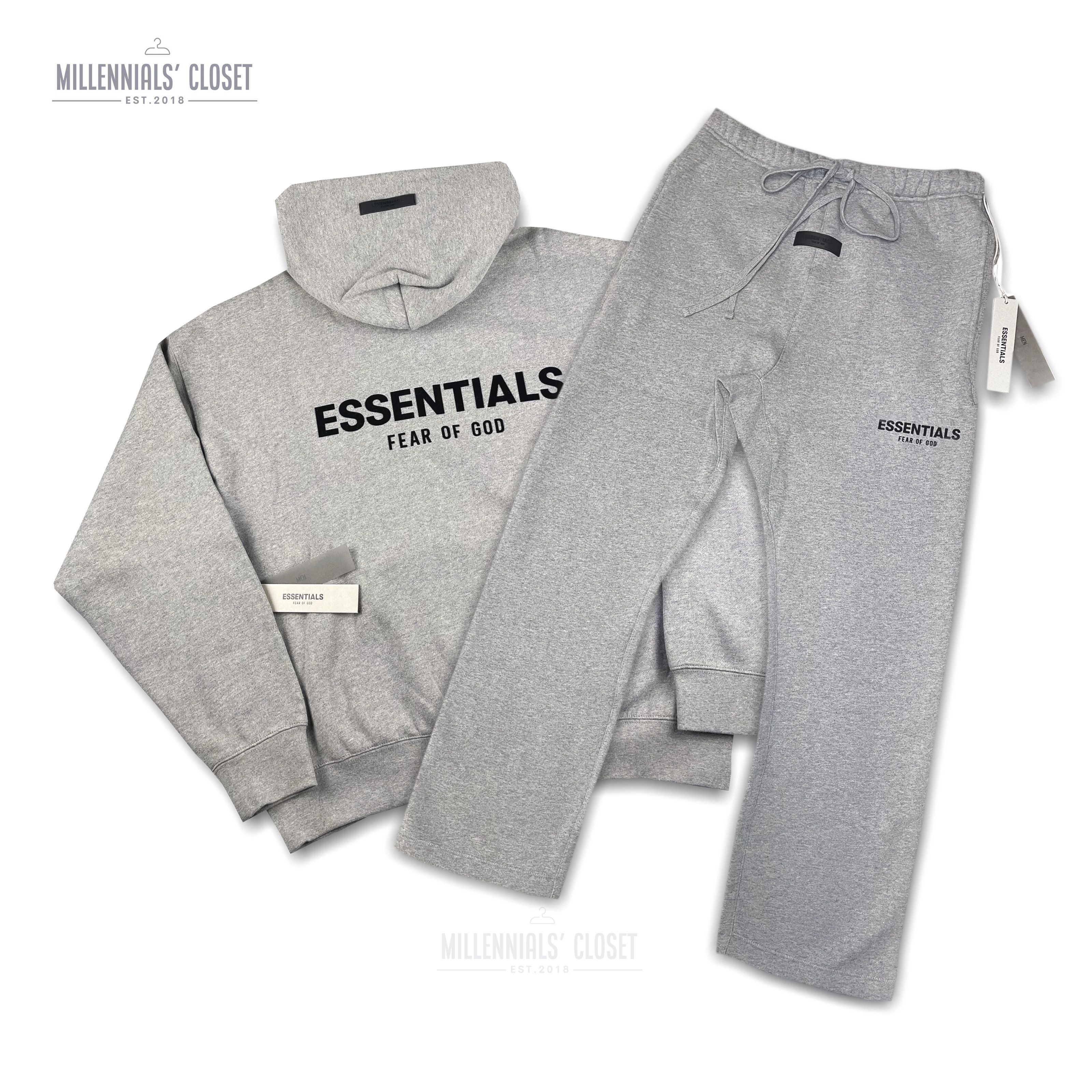 image of Essentials Tracksuit Dark Oatmeal Relaxed Xl, Men's