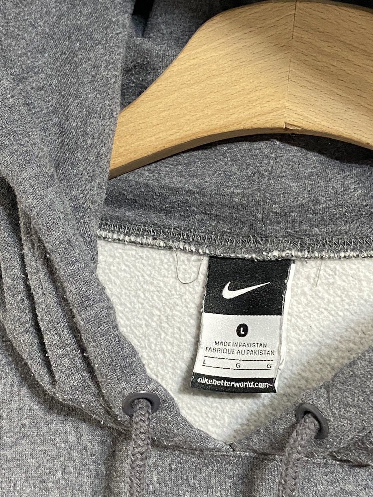 Vintage Nike Vintage Hoodie Swoosh Logo Size US L / EU 52-54 / 3 - 8 Thumbnail