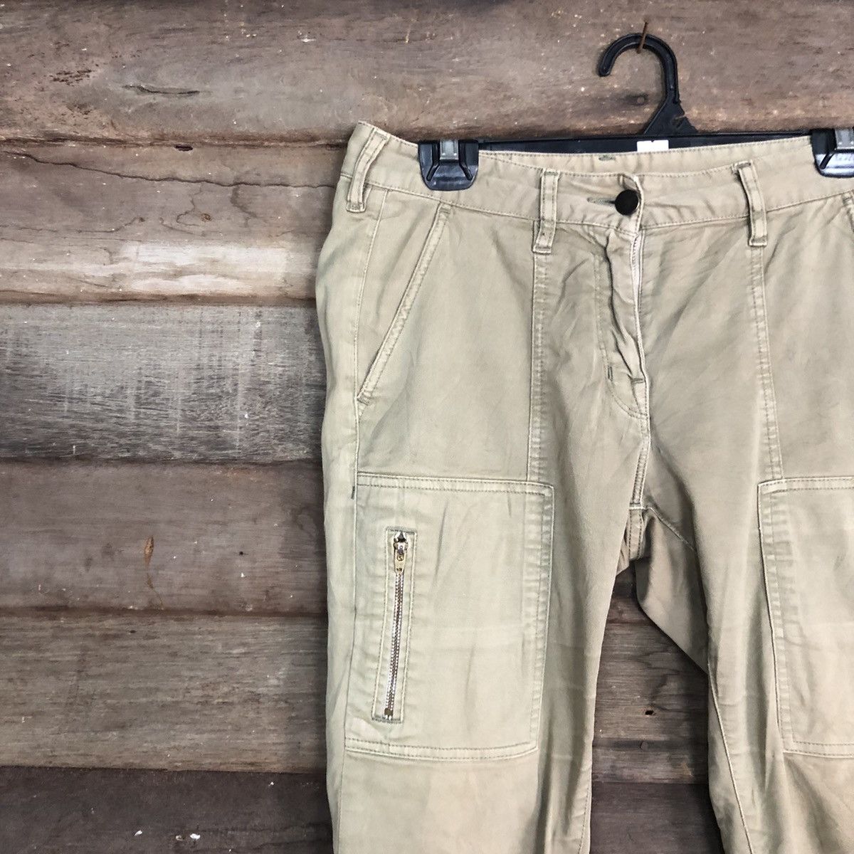 Japanese Brand 20020801 Japan Brown Multipocket Tactical Cargo Pants #c984 Size 28" / US 6 / IT 42 - 6 Thumbnail