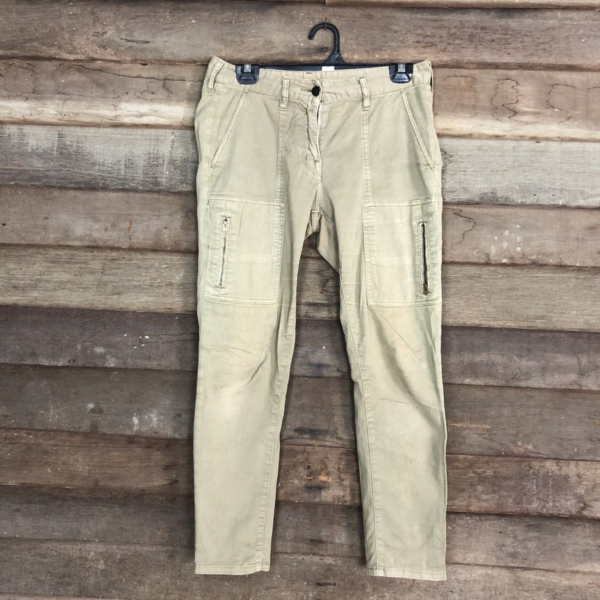 20020801 Japan Brown Multipocket Tactical Cargo Pants #c984