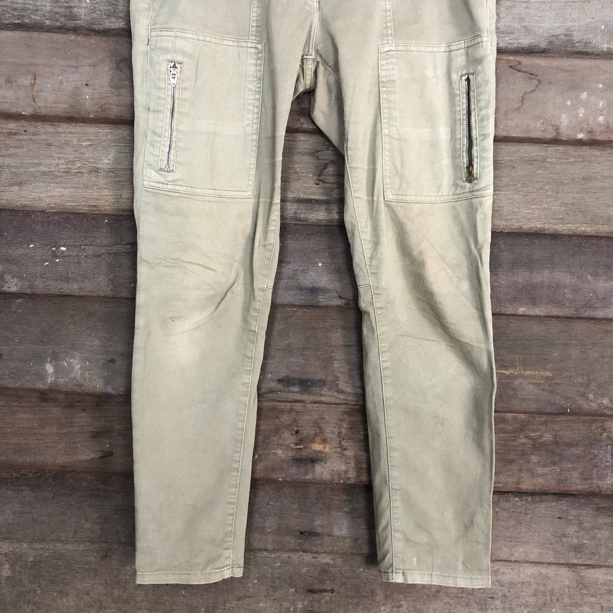 Japanese Brand 20020801 Japan Brown Multipocket Tactical Cargo Pants #c984 Size 28" / US 6 / IT 42 - 3 Thumbnail