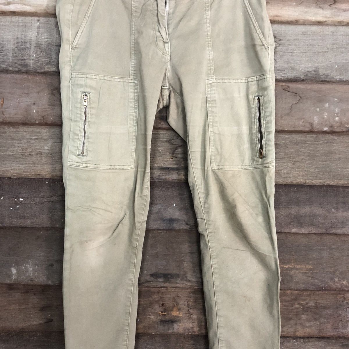 Japanese Brand 20020801 Japan Brown Multipocket Tactical Cargo Pants #c984 Size 28" / US 6 / IT 42 - 4 Thumbnail