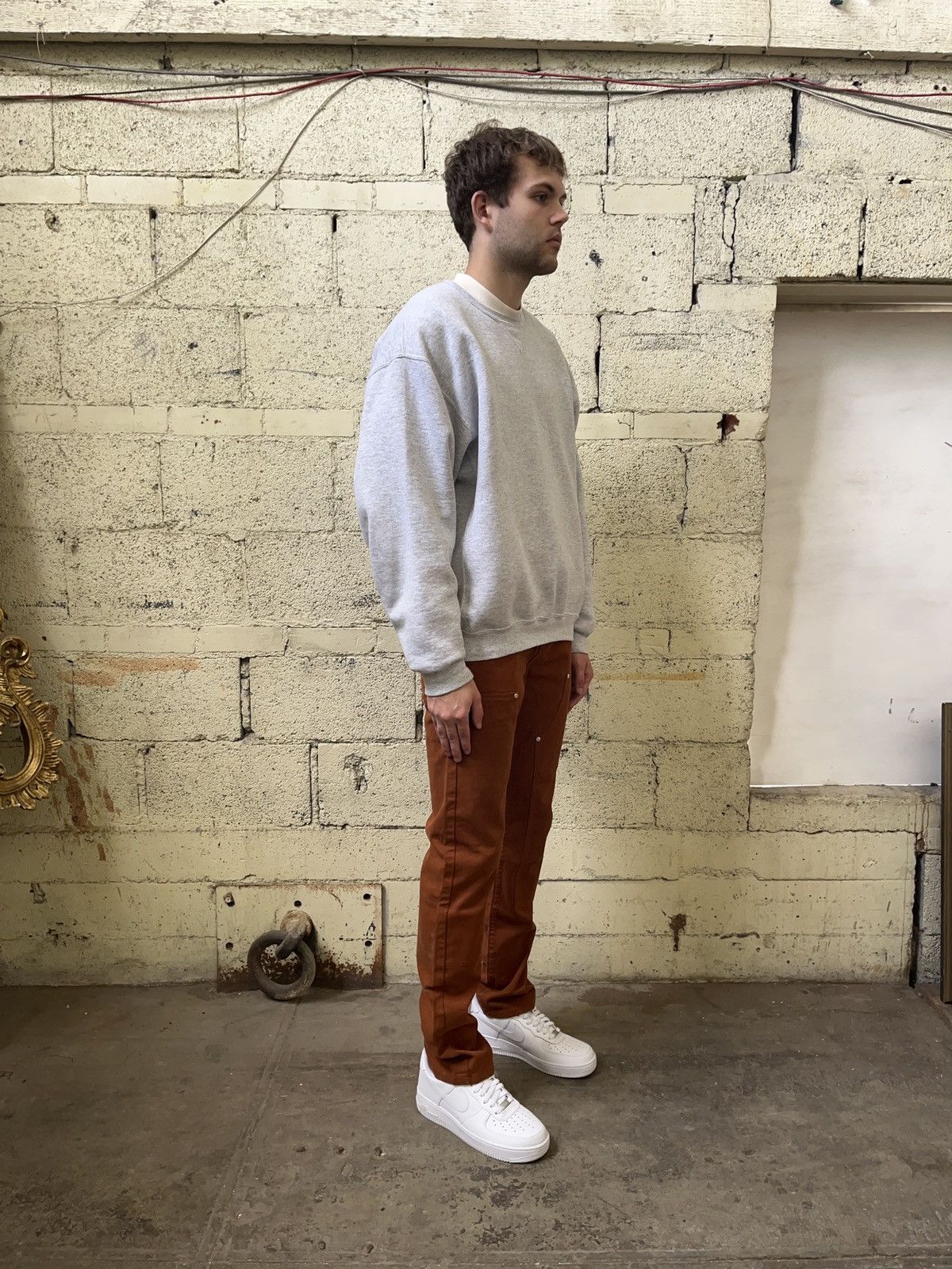 Vintage Double Knee Pants Burnt Orange Size US 40 / EU 56 - 5 Thumbnail