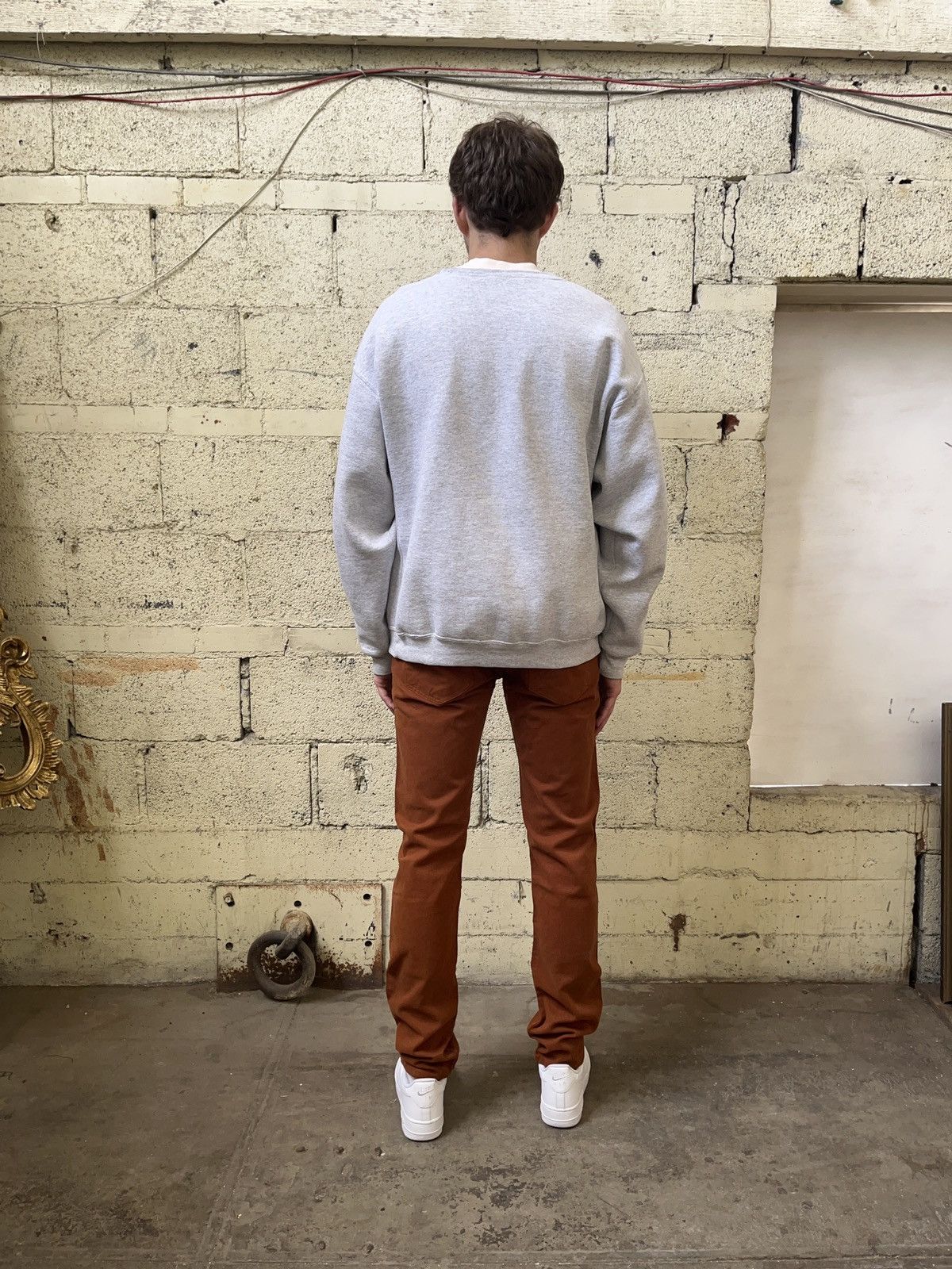 Vintage Double Knee Pants Burnt Orange Size US 40 / EU 56 - 7 Thumbnail