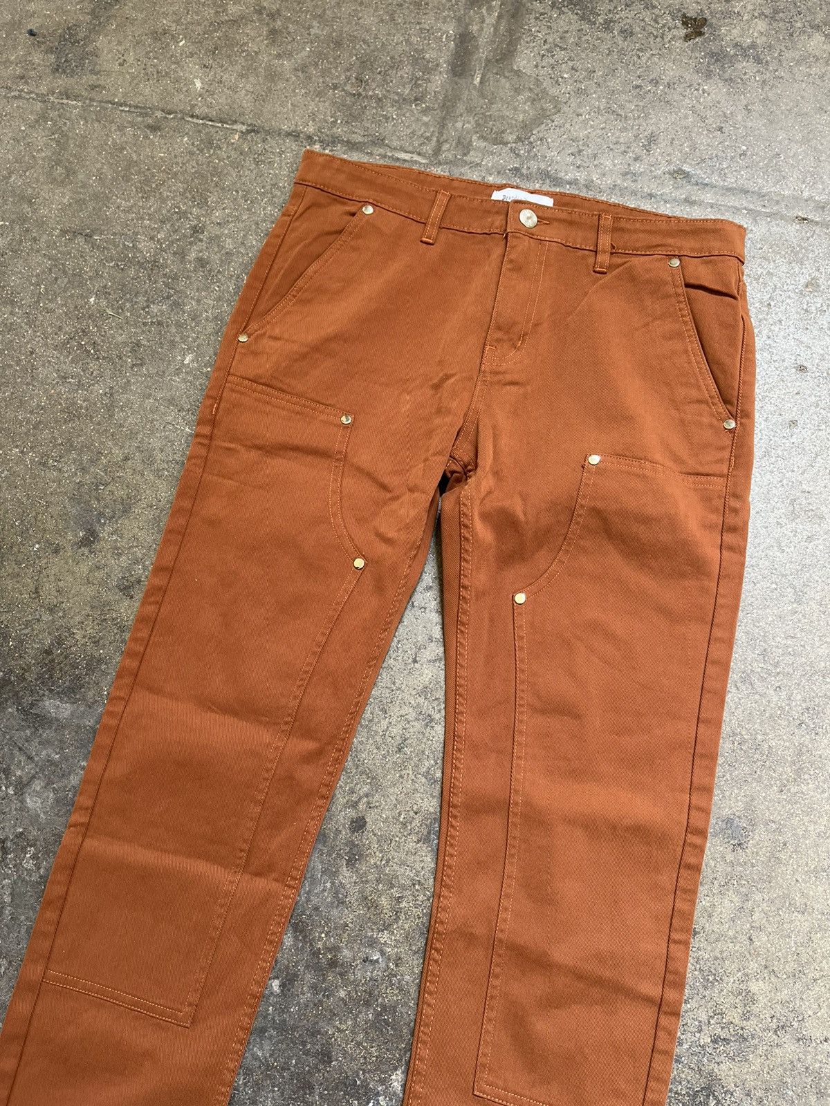 Vintage Double Knee Pants Burnt Orange Size US 40 / EU 56 - 2 Thumbnail