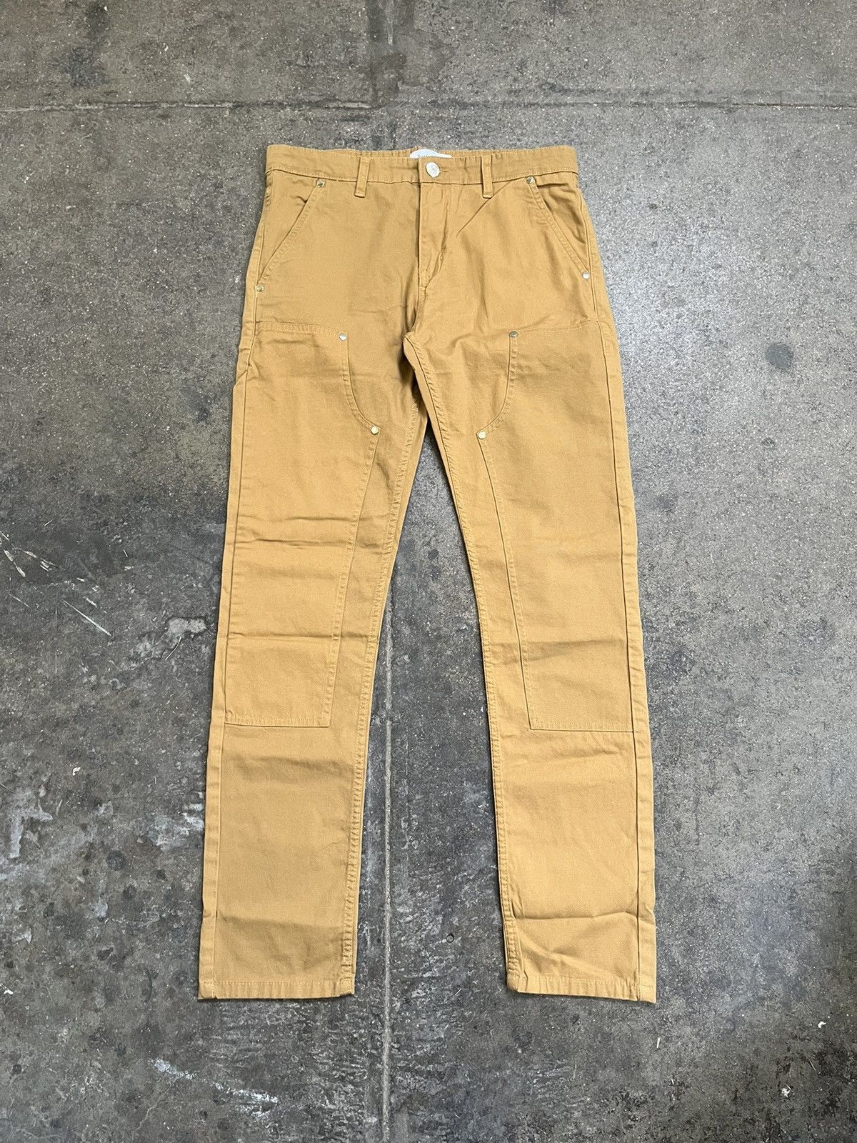 Vintage Double Knee Pants Tan Size US 28 / EU 44 - 1 Thumbnail