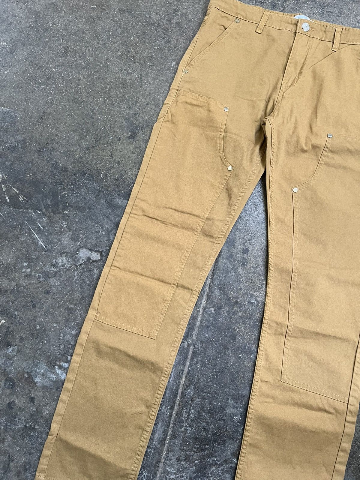 Vintage Double Knee Pants Tan Size US 28 / EU 44 - 3 Thumbnail