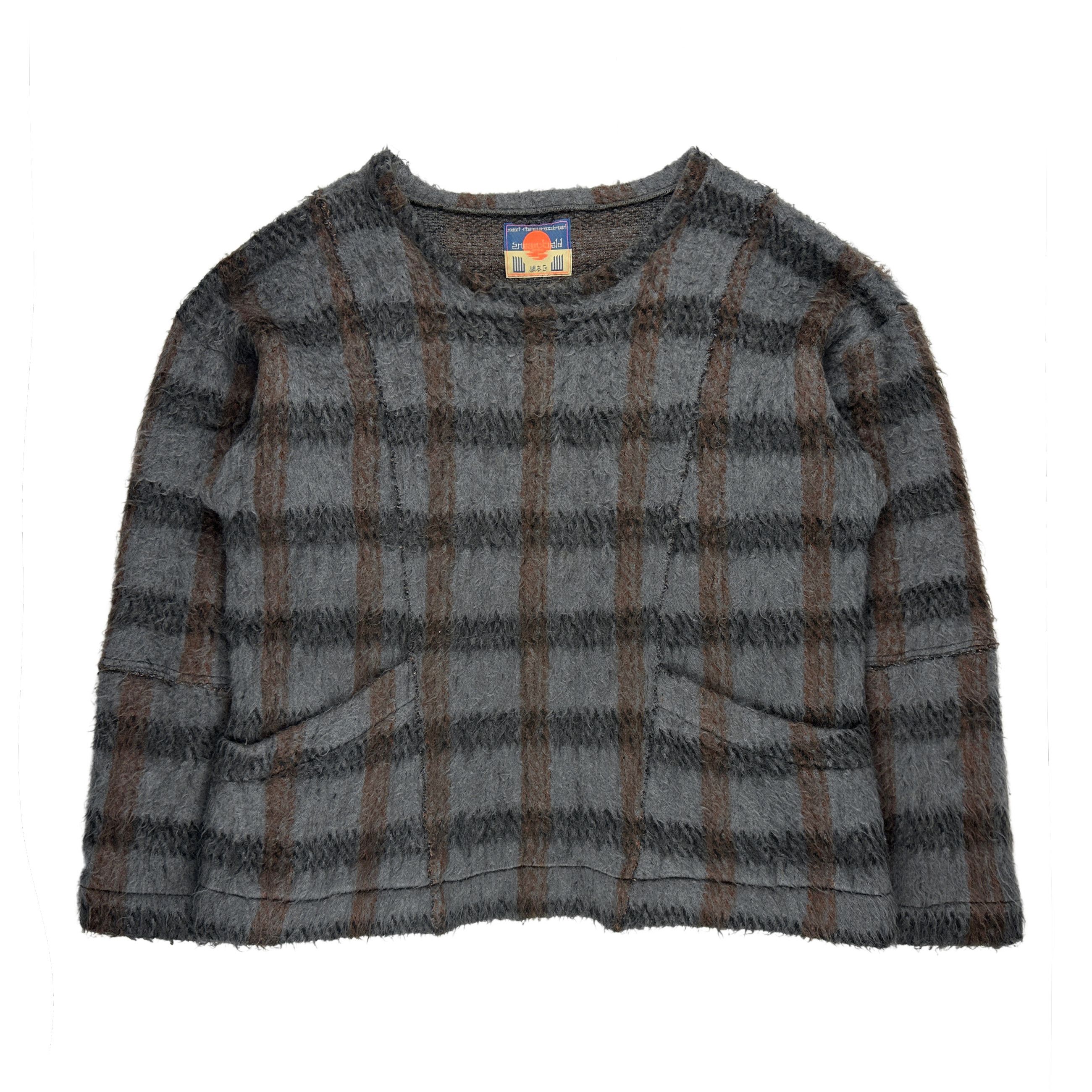 Blackmeans Brushed Mohair Slash & Sew Sweater Size US XL / EU 56 / 4 - 1 Thumbnail