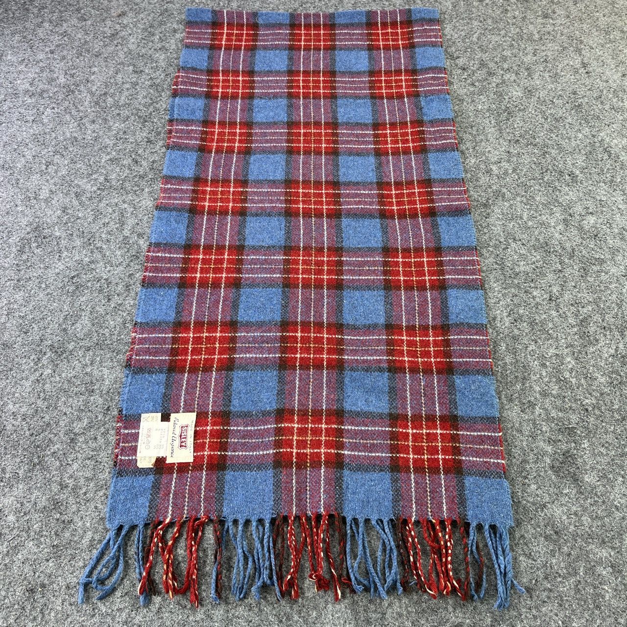 Sisley × Vintage SISLEY TARTAN SCARVES / MUFFLER /NECKWEAR T496 Size ONE SIZE - 2 Thumbnail
