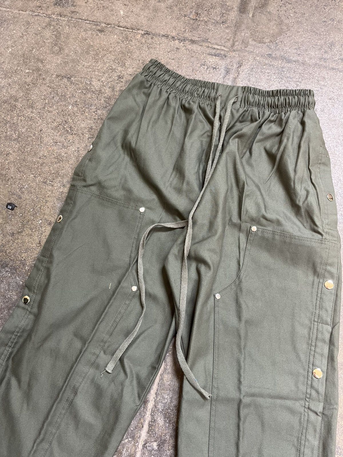Vintage Snap Double Knee Olive Size US 34 / EU 50 - 2 Thumbnail