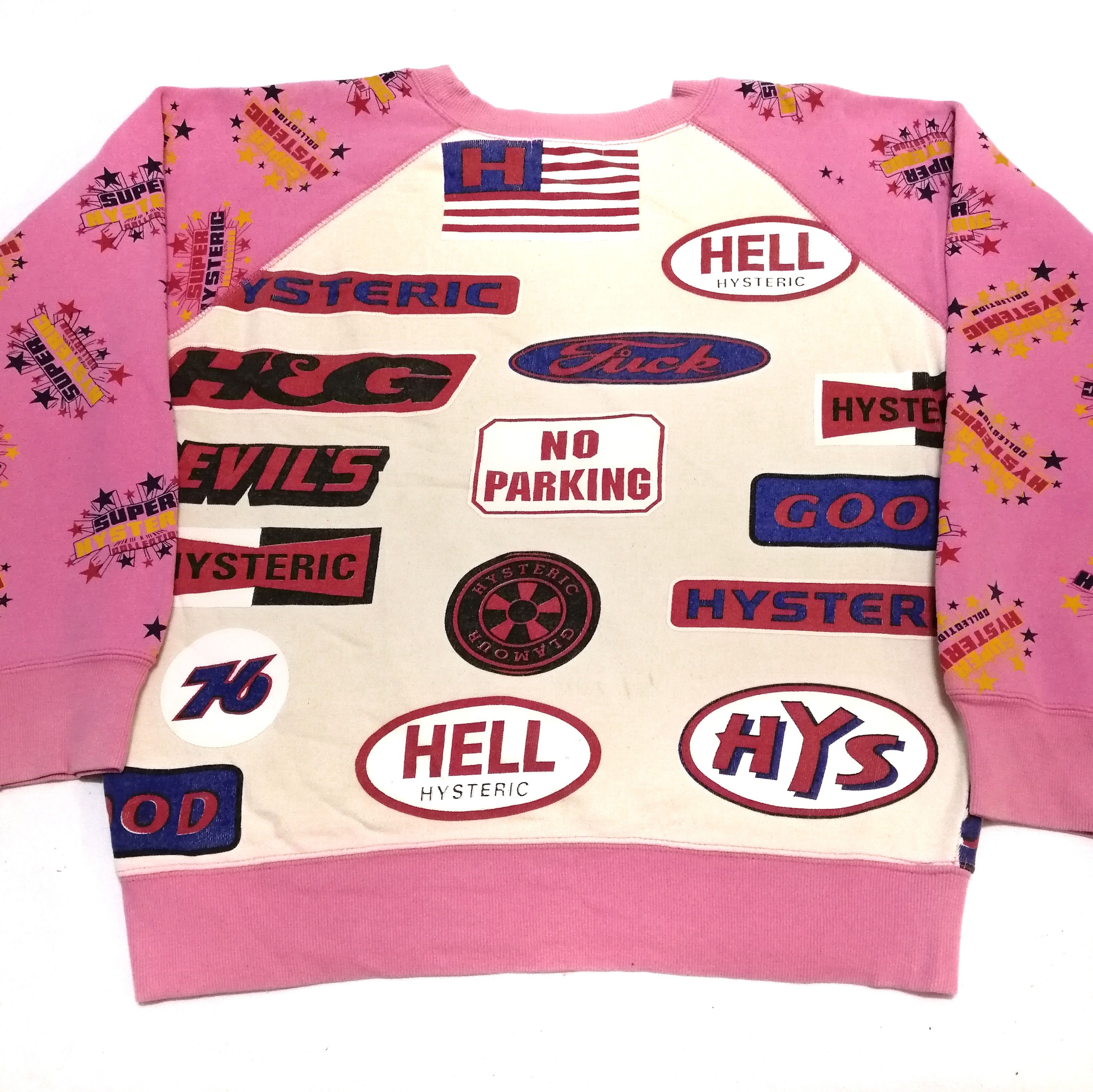 vintage hysteric glamour multi logo tee