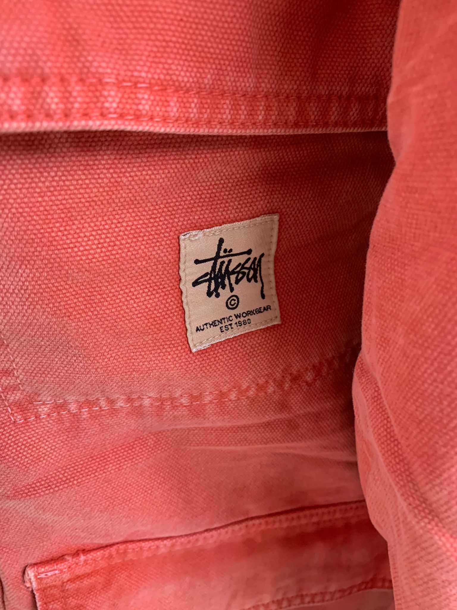 Stussy Washed Shop Canvas Jacket Size US L / EU 52-54 / 3 - 9 Thumbnail