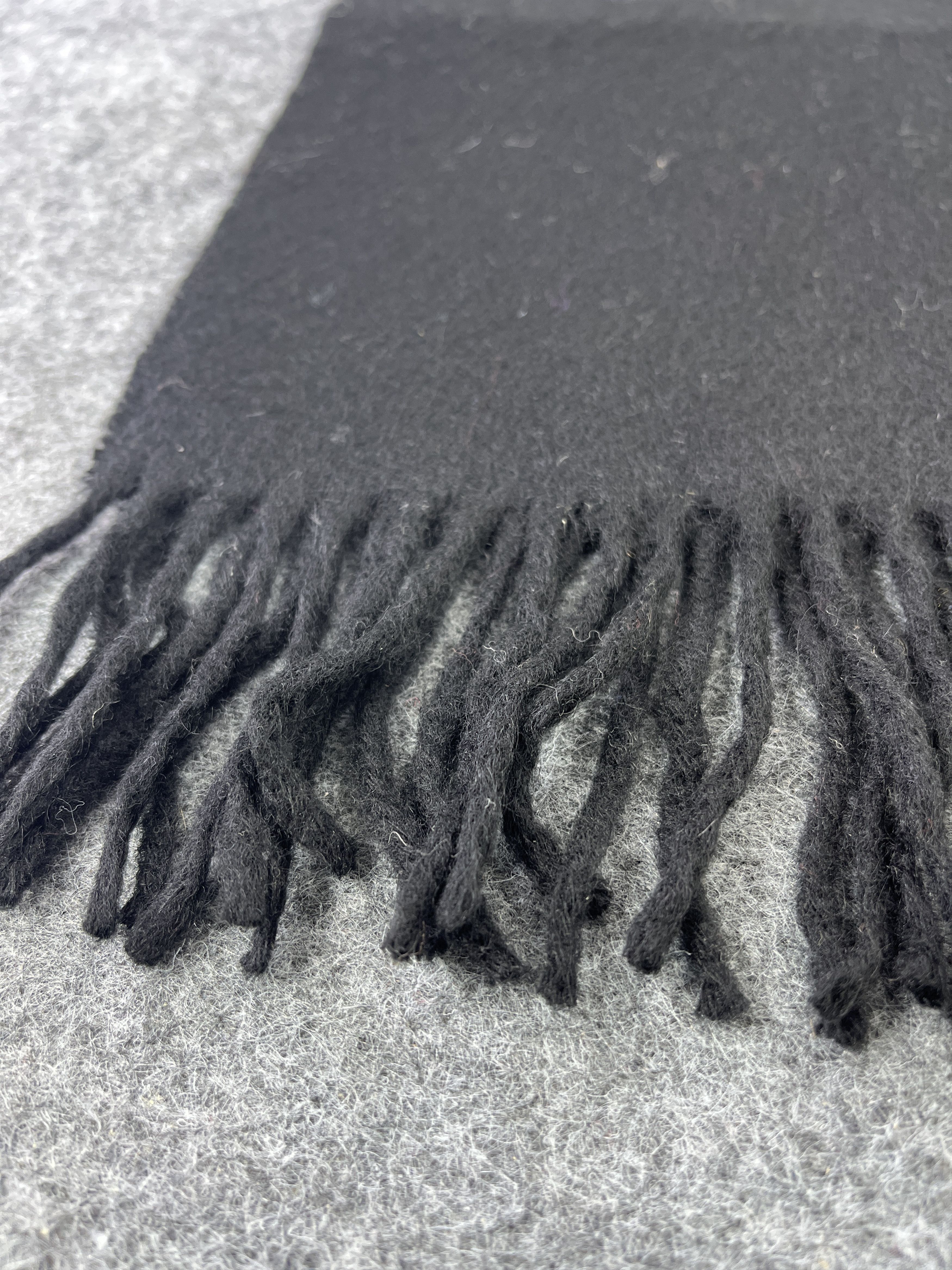 Pierre Balmain × Vintage PIERRE BALMAIN BLACK SCARVES / MUFFLER / NECKWEAR T308 Size ONE SIZE - 6 Thumbnail