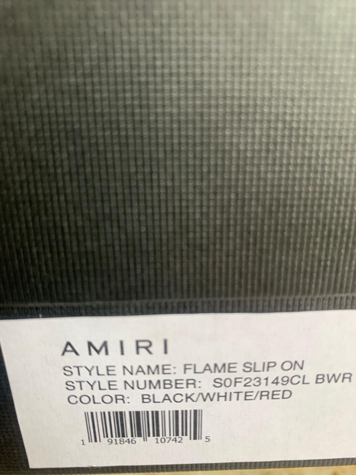 Amiri Flame Slip On Size US 8 / EU 41 - 11 Thumbnail