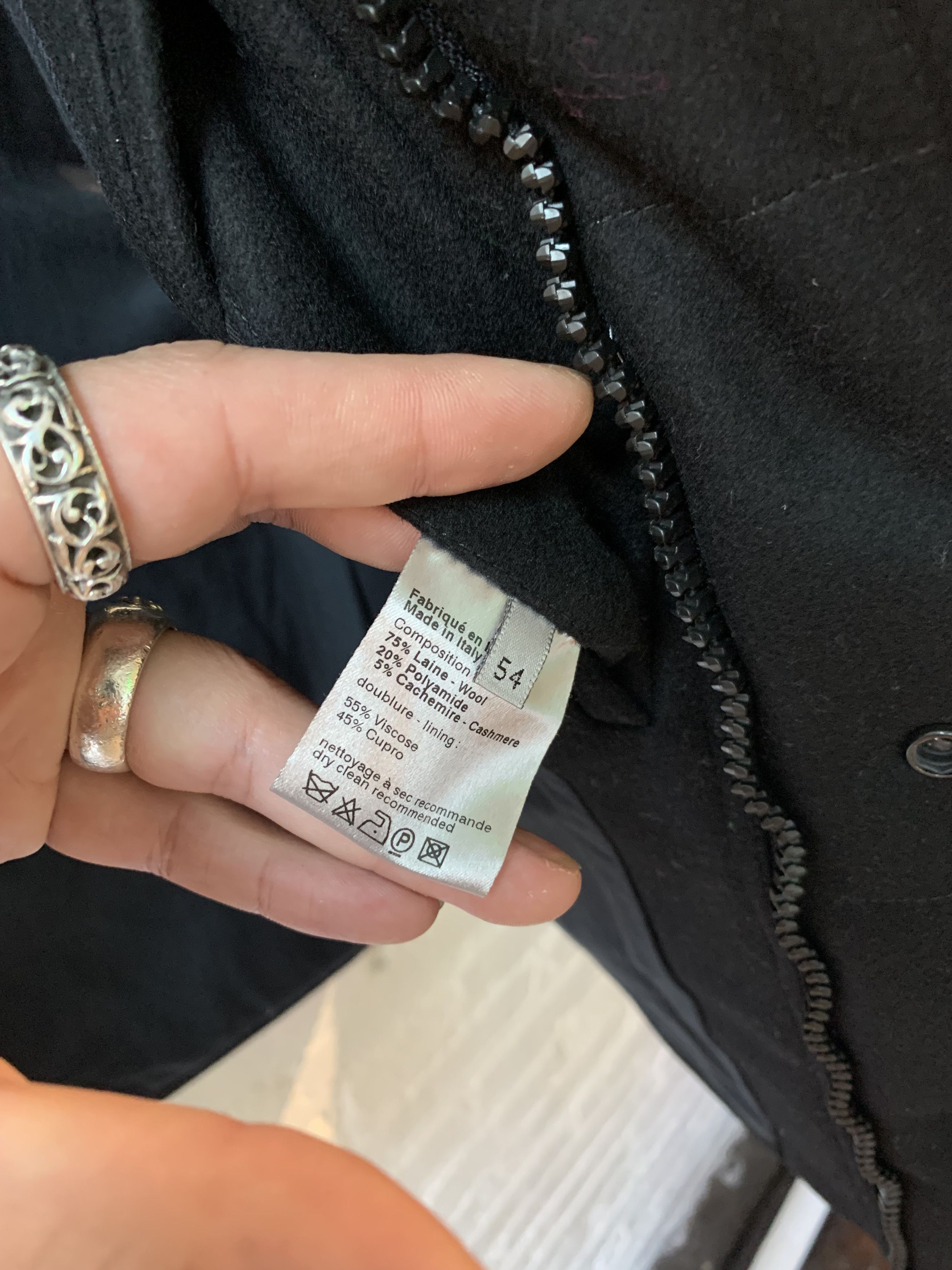 DIOR HEDI SLIMANE FW06 CASHMERE PUFFER JACKET VEST