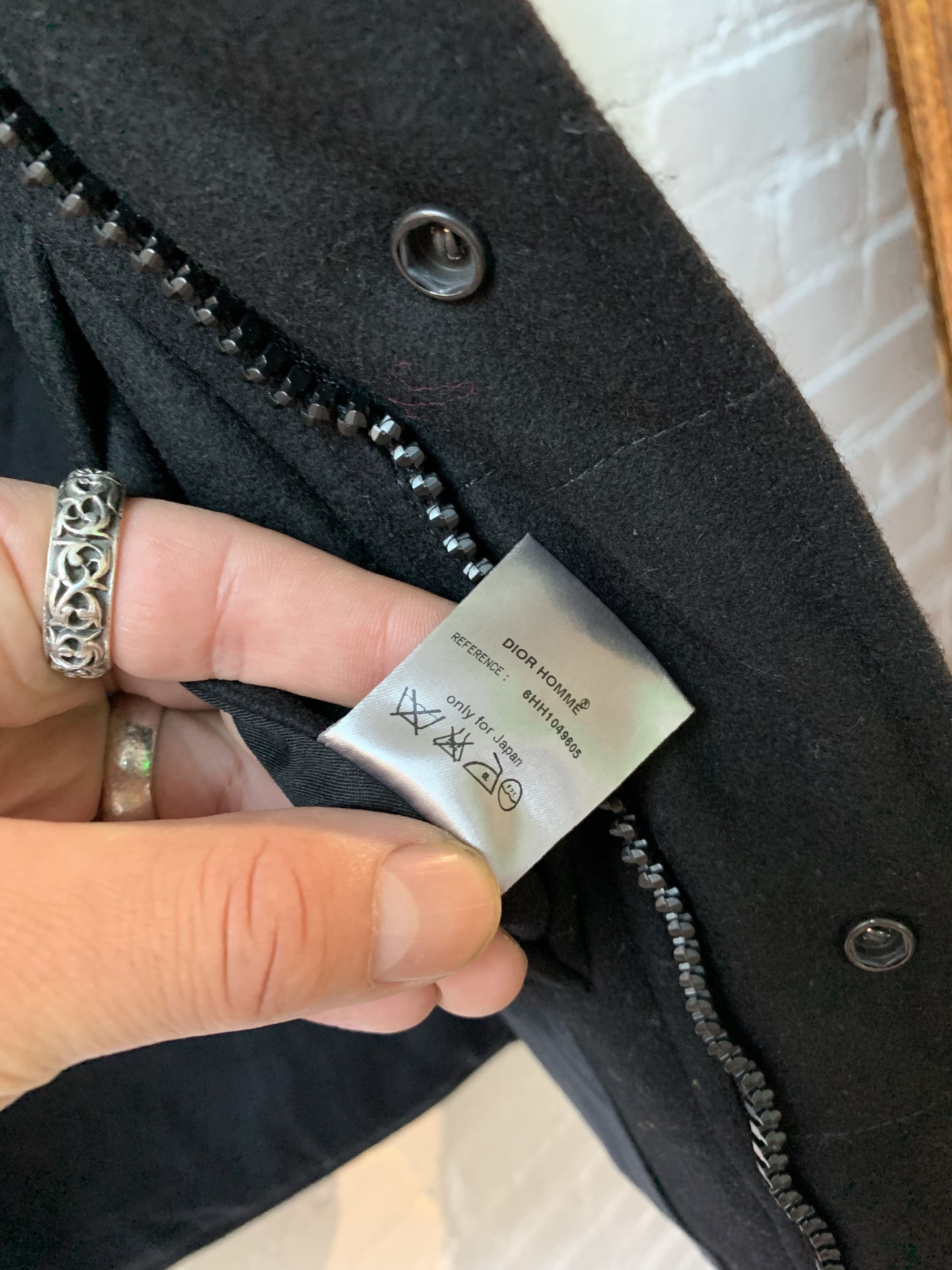 DIOR HEDI SLIMANE FW06 CASHMERE PUFFER JACKET VEST