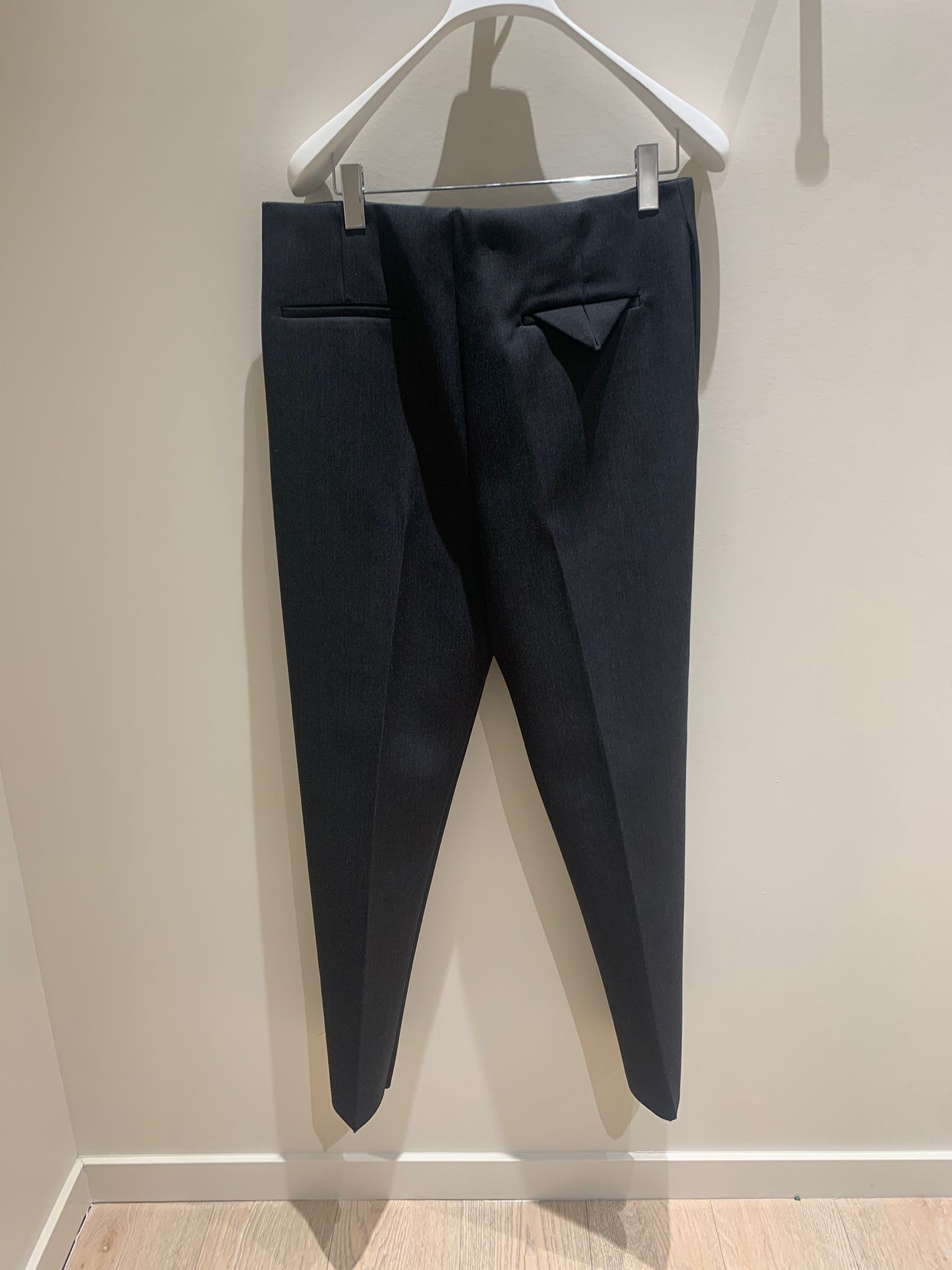Bottega Veneta Double Compact Wool Pants in Black | Grailed