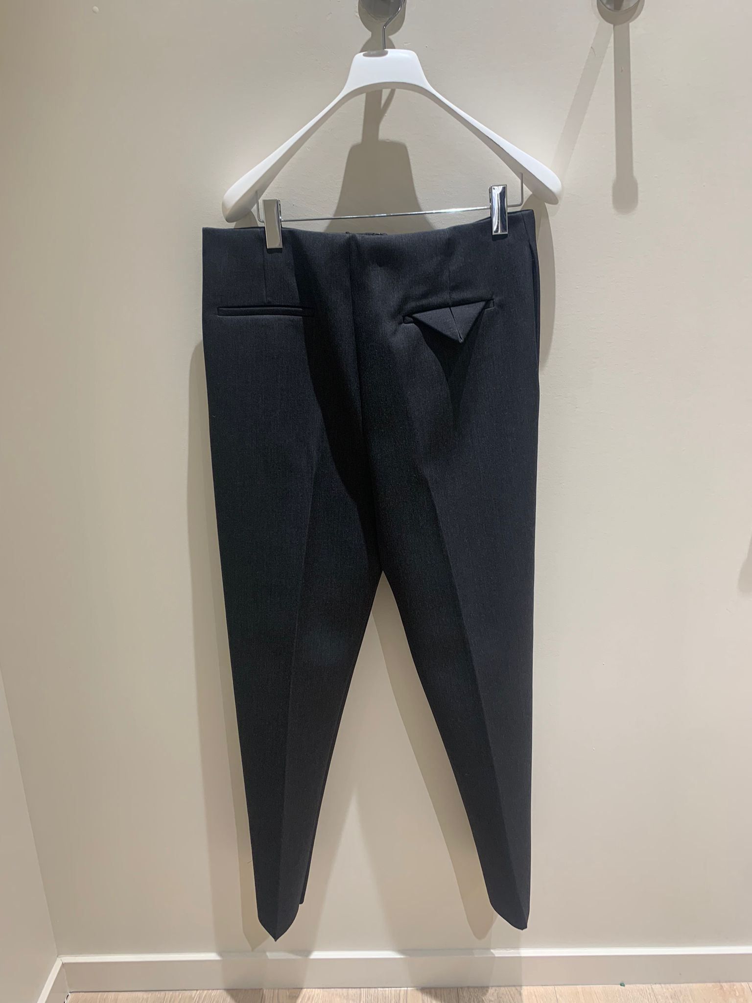 Bottega Veneta Double Compact Wool Pants in Black | Grailed