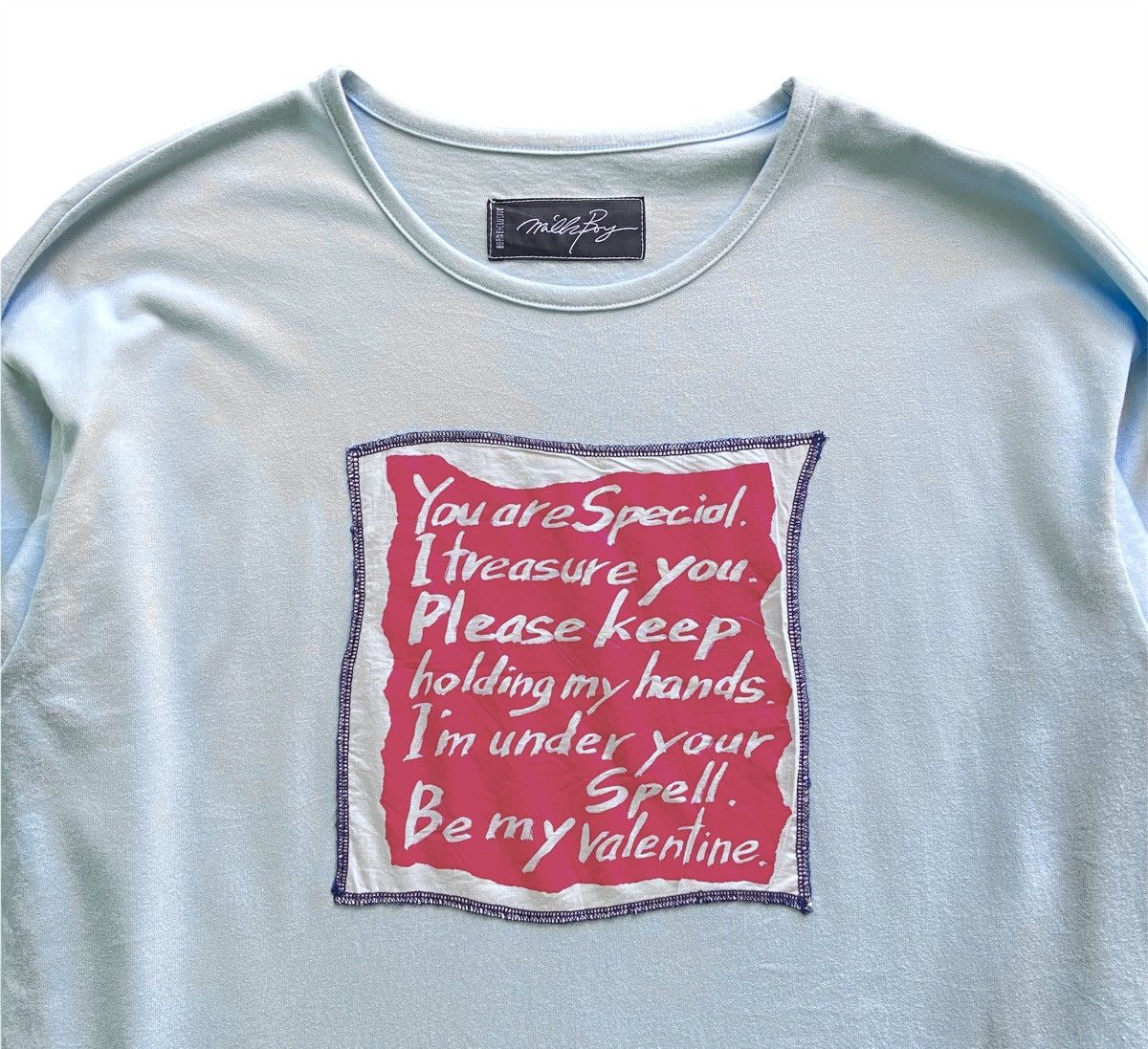 Beauty Beast × Japanese Brand Vintage Milkboy Valentine Poem Longsleeve T-shirt Size US XL / EU 56 / 4 - 2 Thumbnail