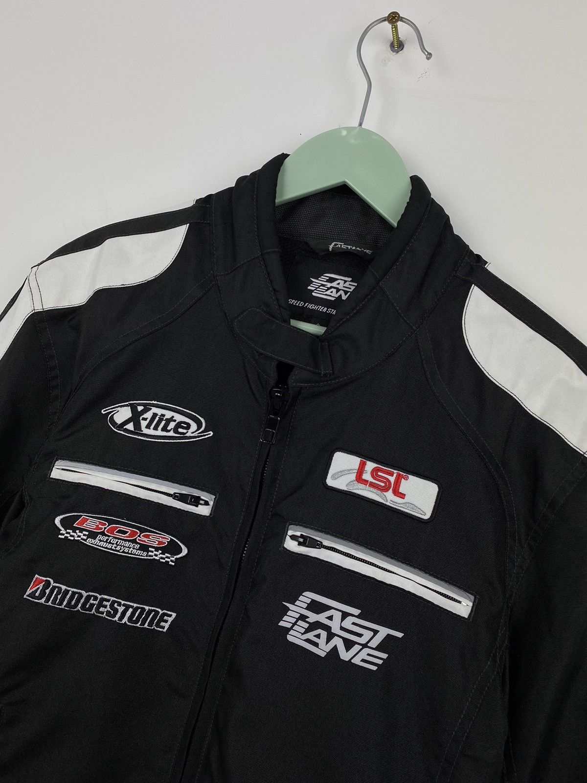 NASCAR Vintage Fast Lane Bridgestone Racing Jacket Ferrari Mercedes Size US S / EU 44-46 / 1 - 2 Thumbnail