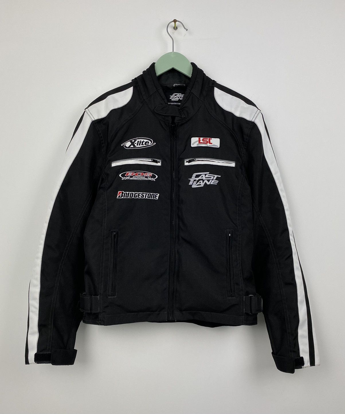 NASCAR Vintage Fast Lane Bridgestone Racing Jacket Ferrari Mercedes Size US S / EU 44-46 / 1 - 1 Thumbnail