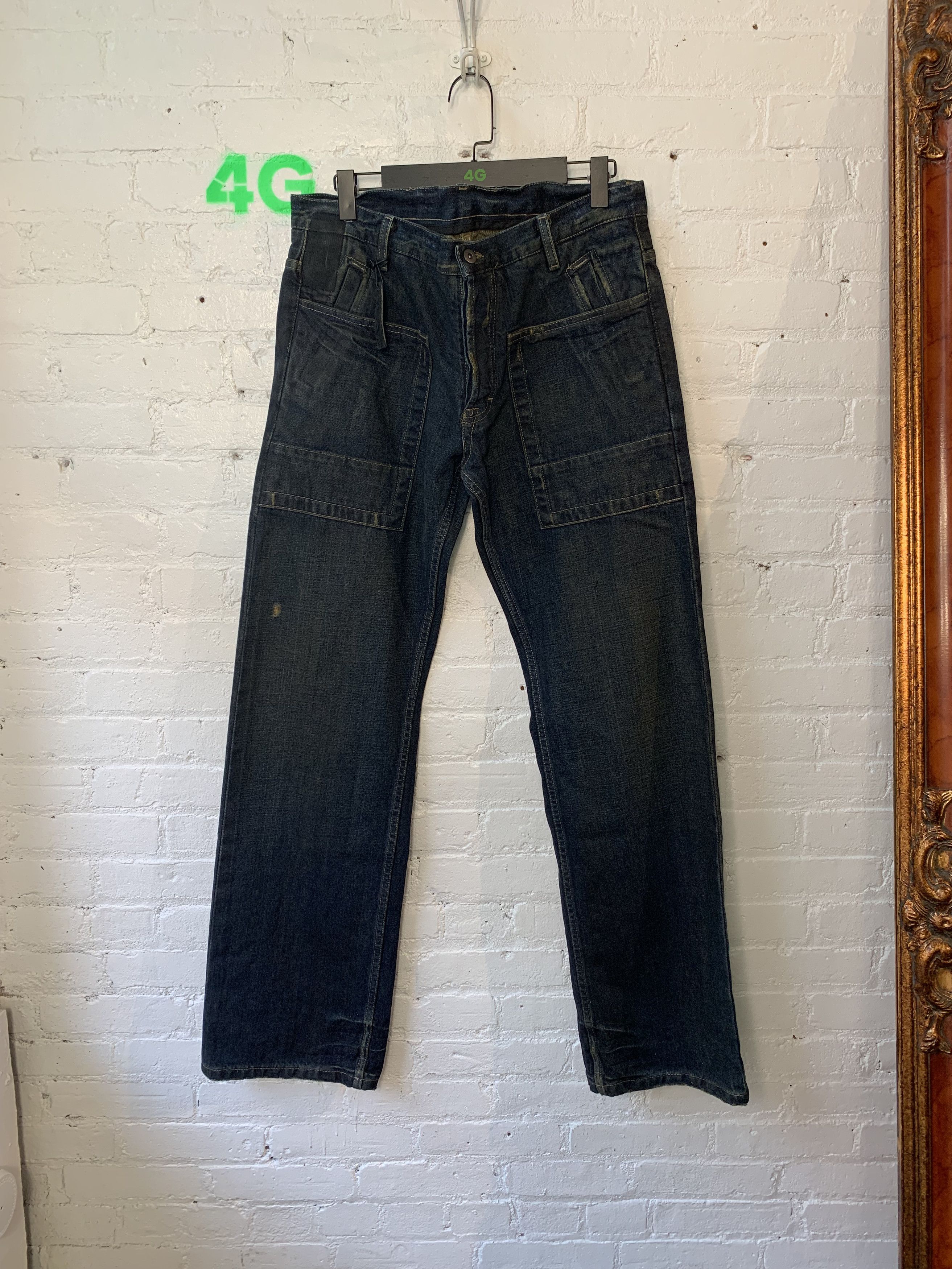 image of Rick Owens Slab Denim 1St Collection in Blue, Men's (Size 31)