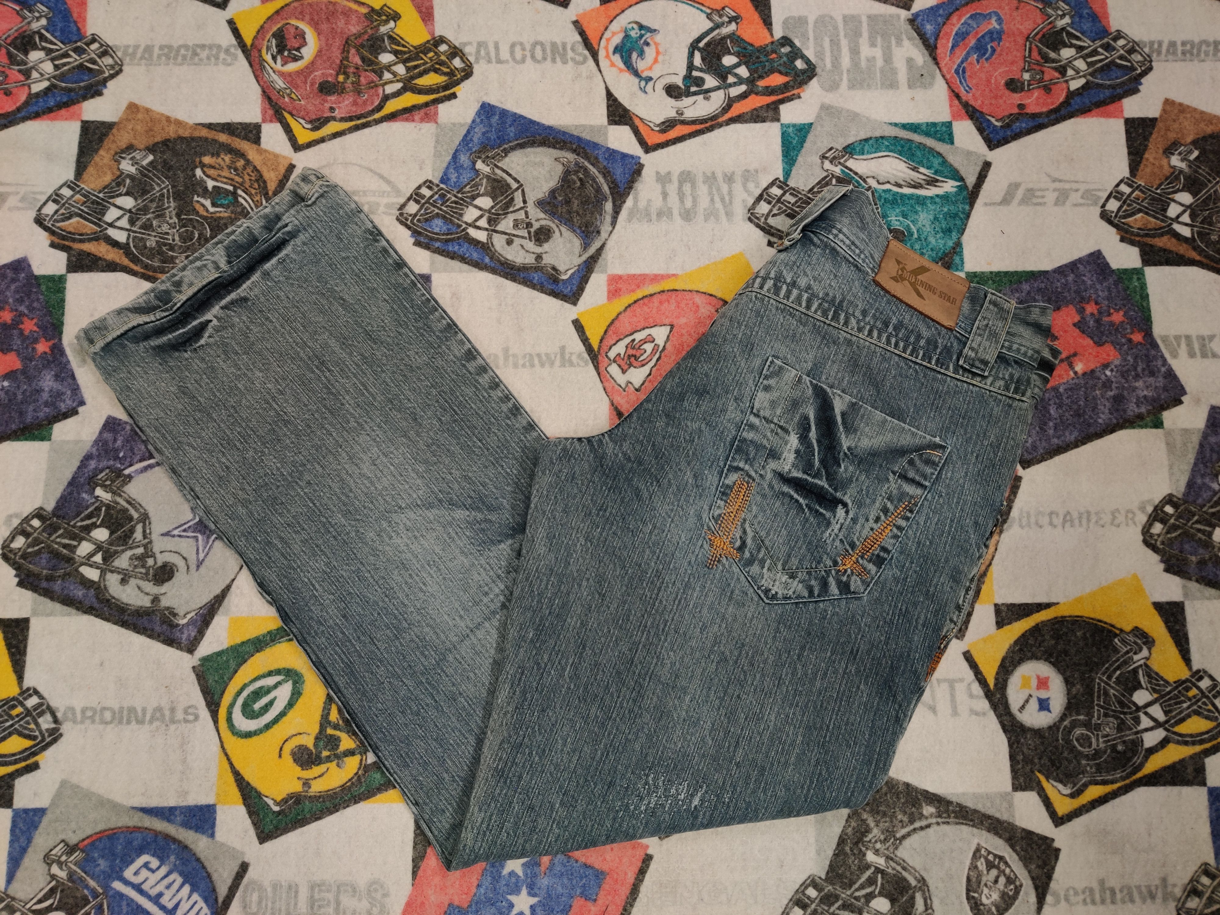 Vintage Y2K Style Morning Star Men's Loose Fit Jeans Size US 40 / EU 56 - 1 Thumbnail